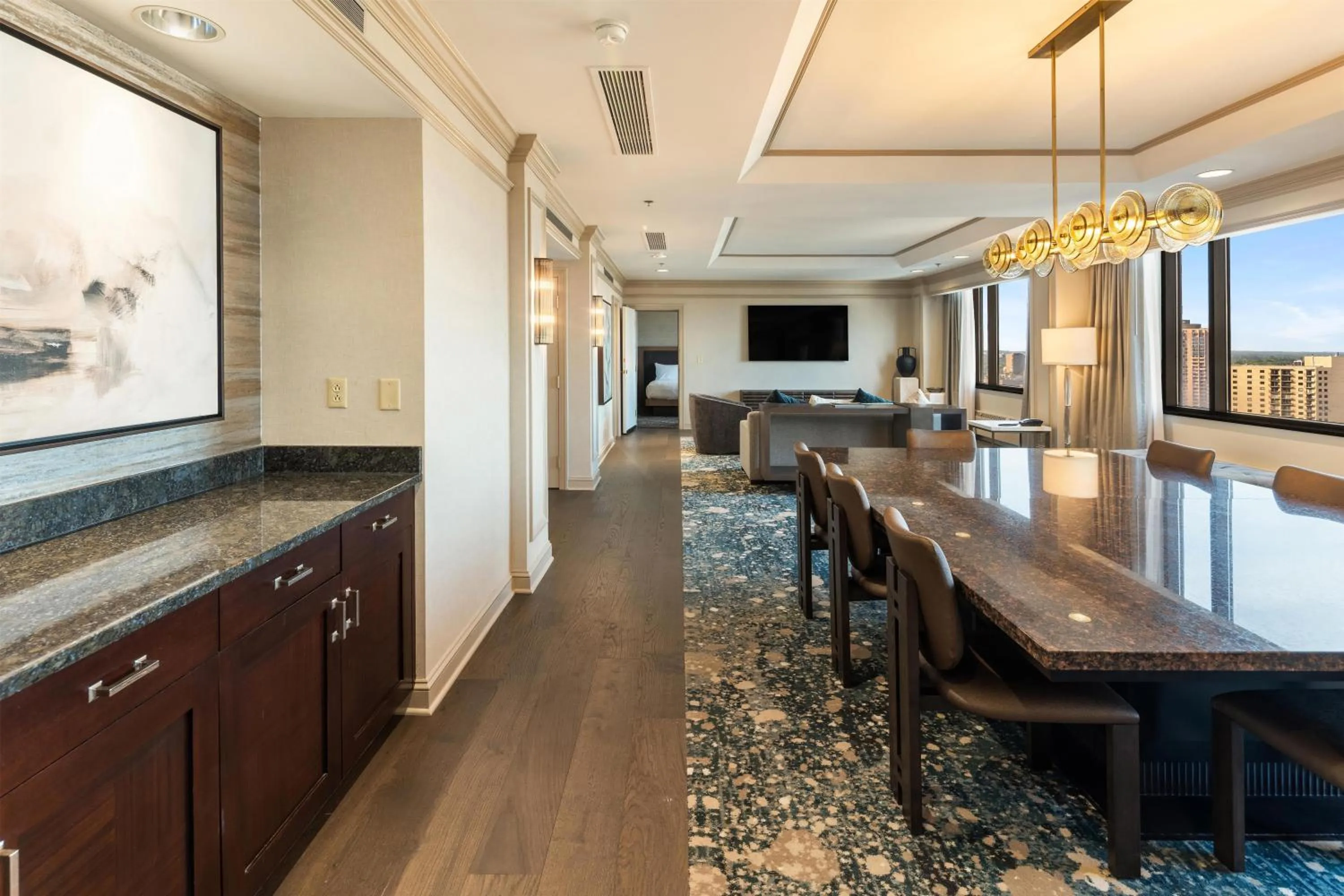 Living room in Hilton Minneapolis