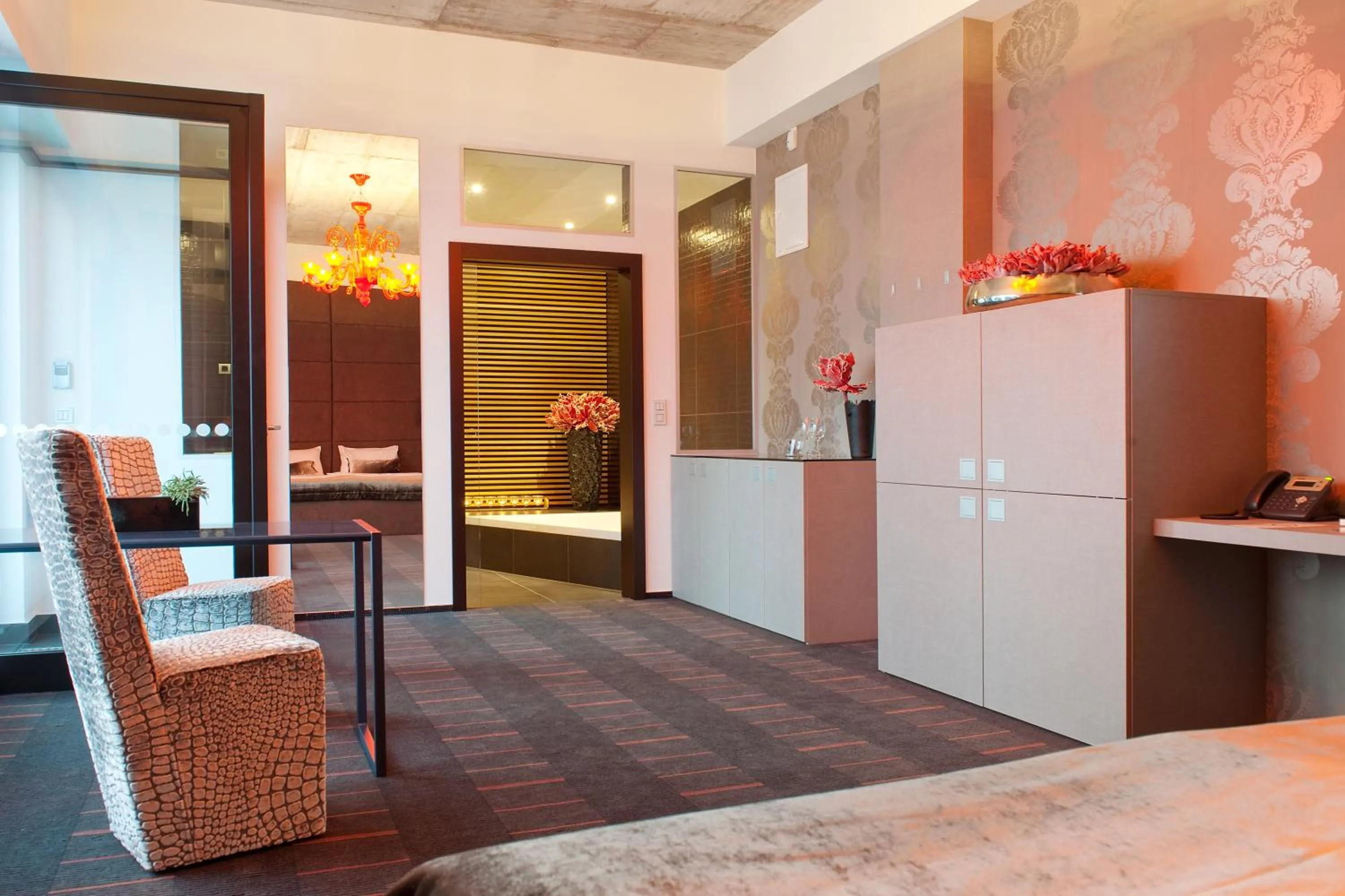 Seating area in G Design Hotel