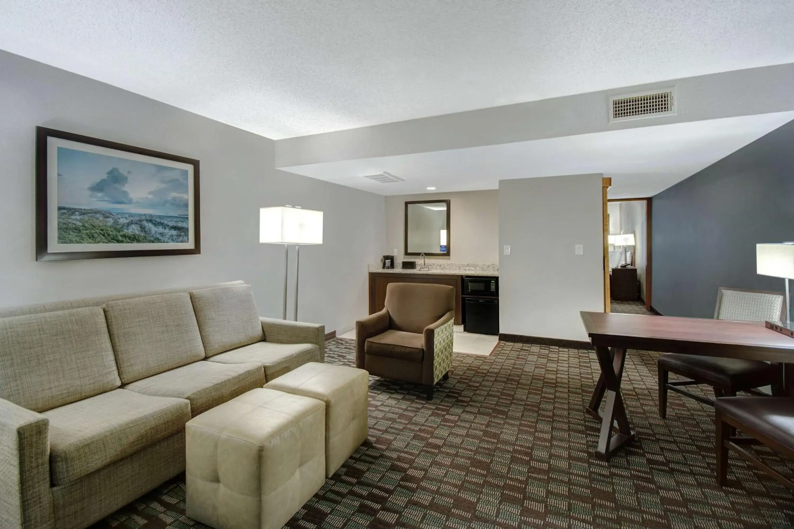 King Room with Disability/Hearing Accessible with Roll-in Shower in Embassy Suites by Hilton Jacksonville Baymeadows King Room with Disability/Hearing Accessible with Roll-in Shower in Embassy Suites by Hilton Jacksonville Baymeadows
