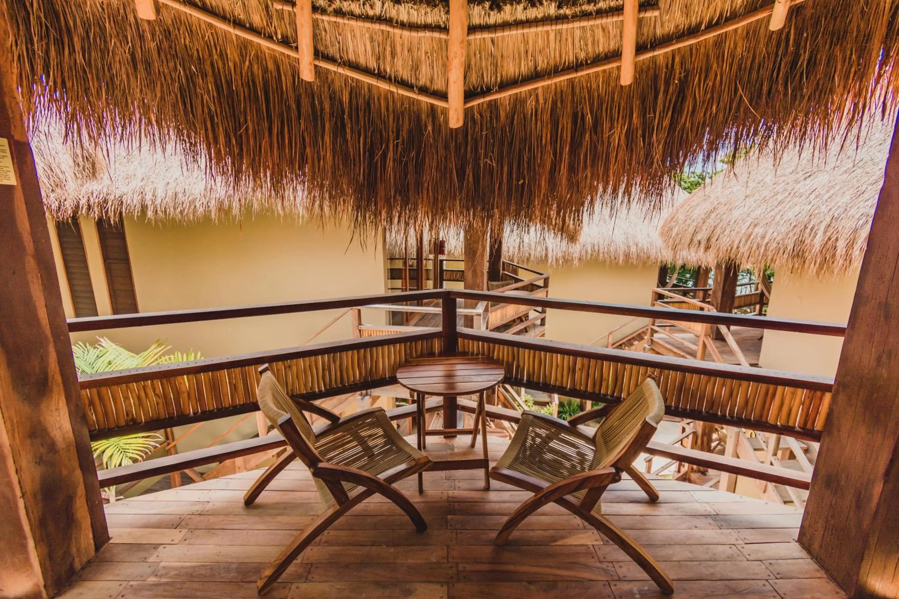 Balcony/Terrace in Hotel Carolina Bacalar