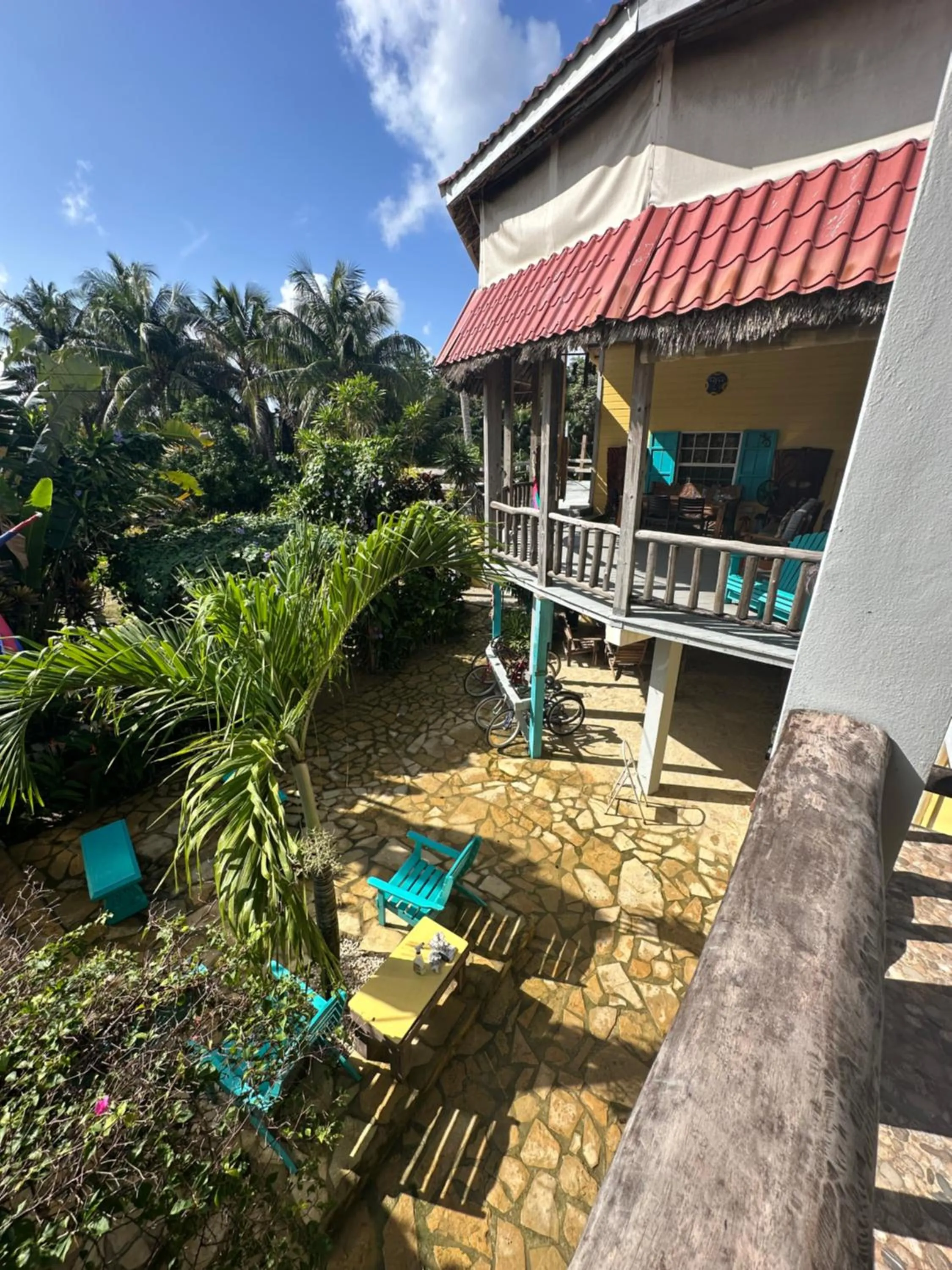 Garden view in All Seasons Belize