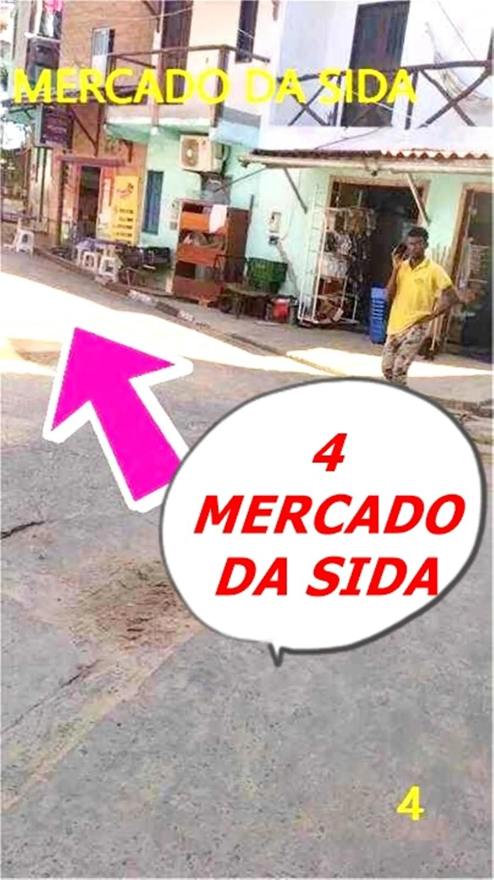 Quiet street view in Pousada Lagoa Flat