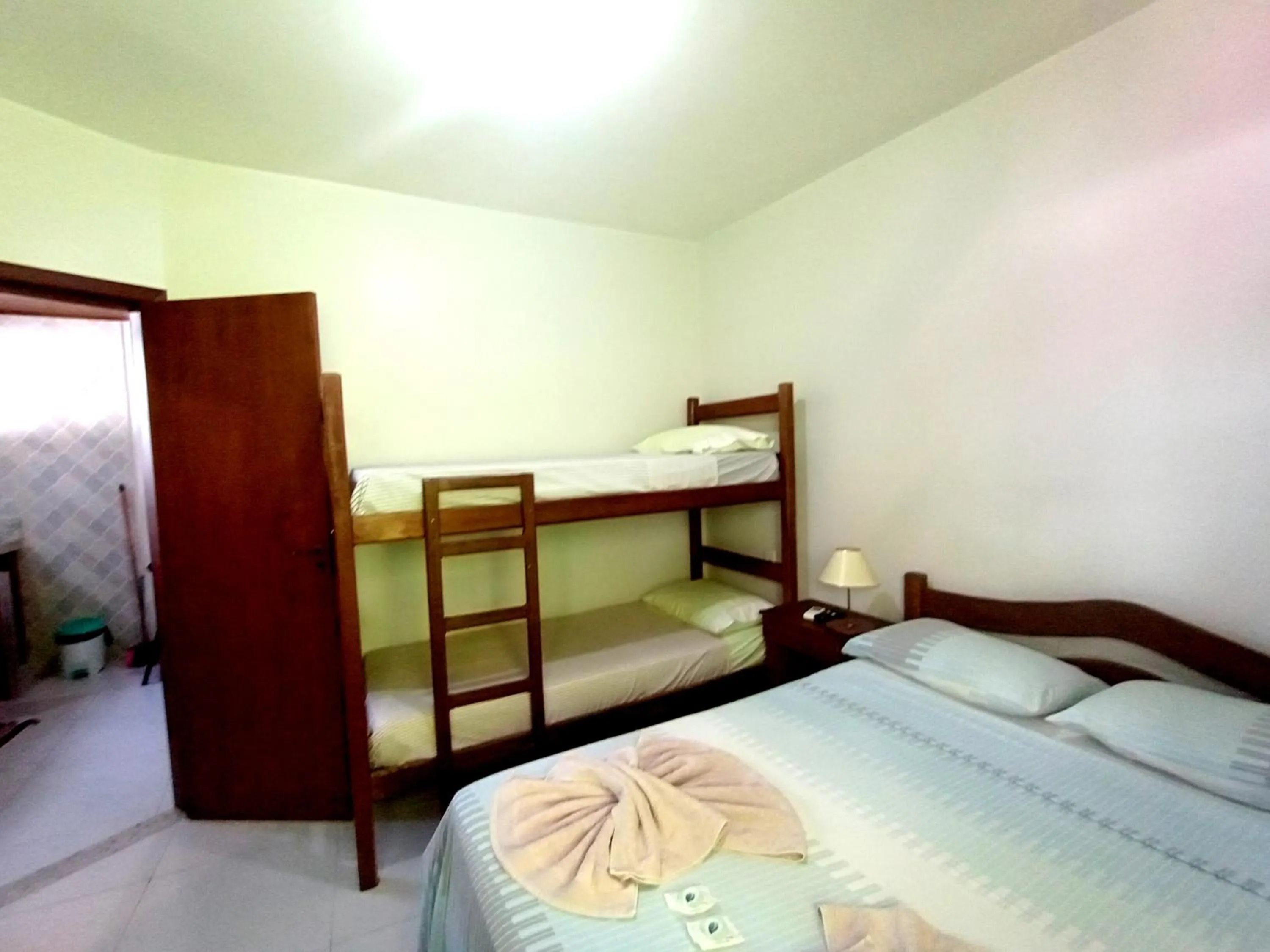 Bed in Pousada Lagoa Flat