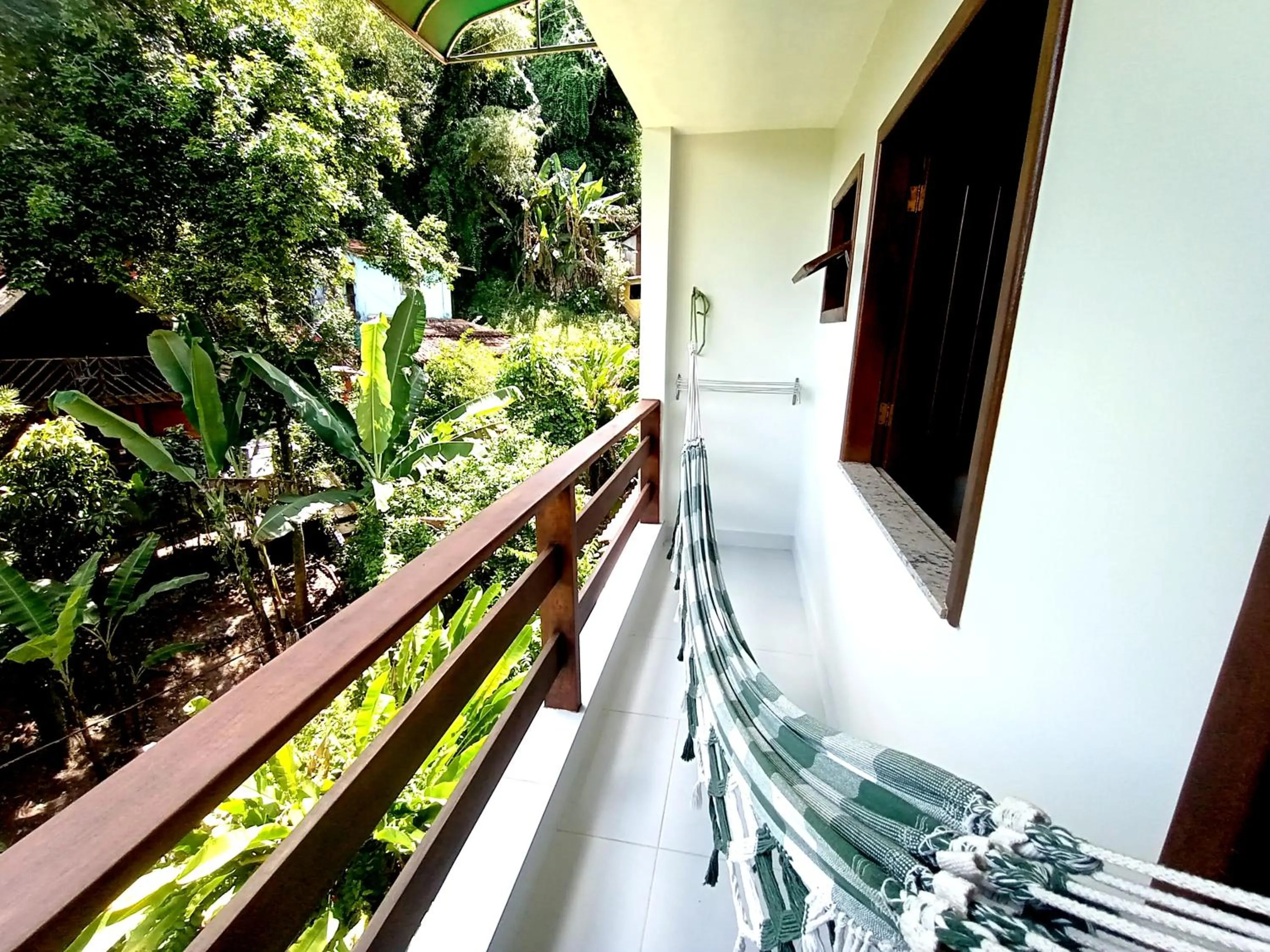 Balcony/Terrace in Pousada Lagoa Flat