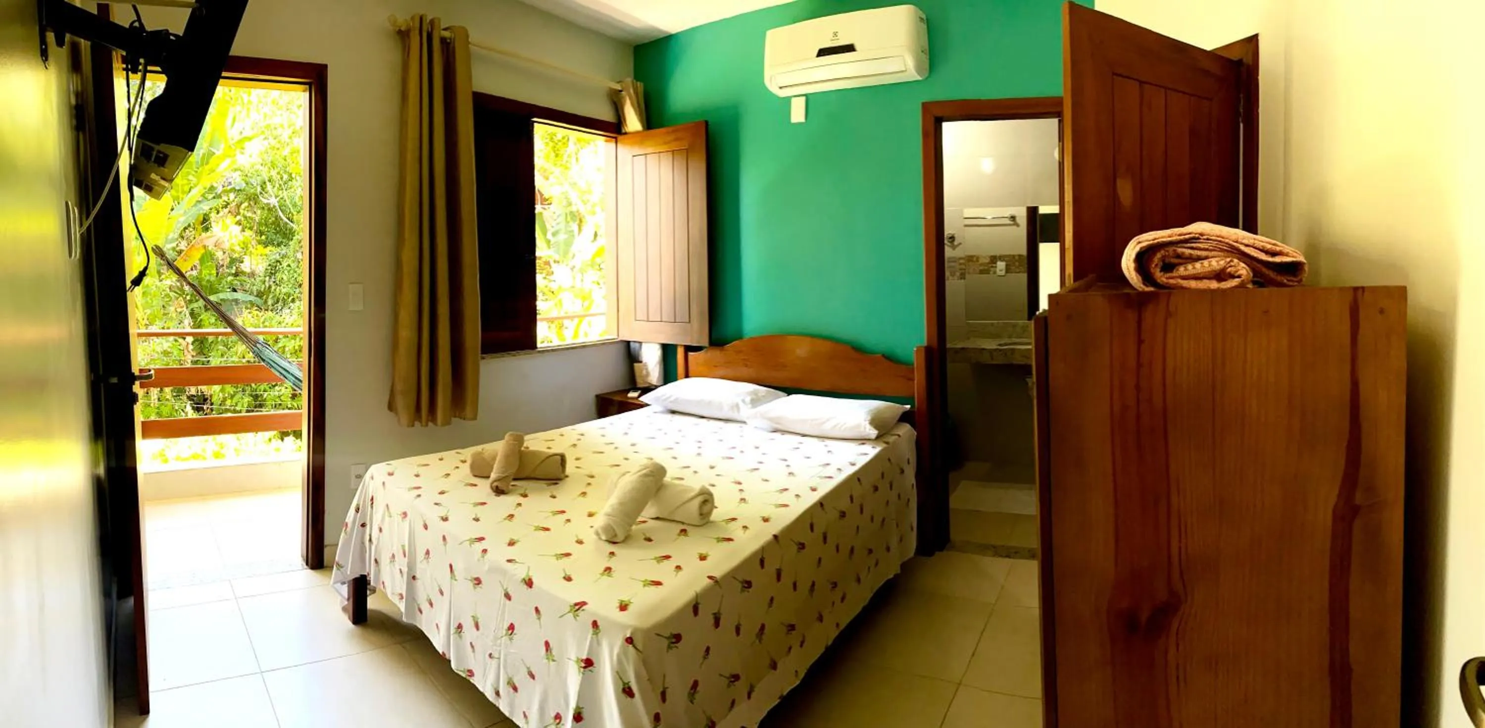 Photo of the whole room, Bed in Pousada Lagoa Flat