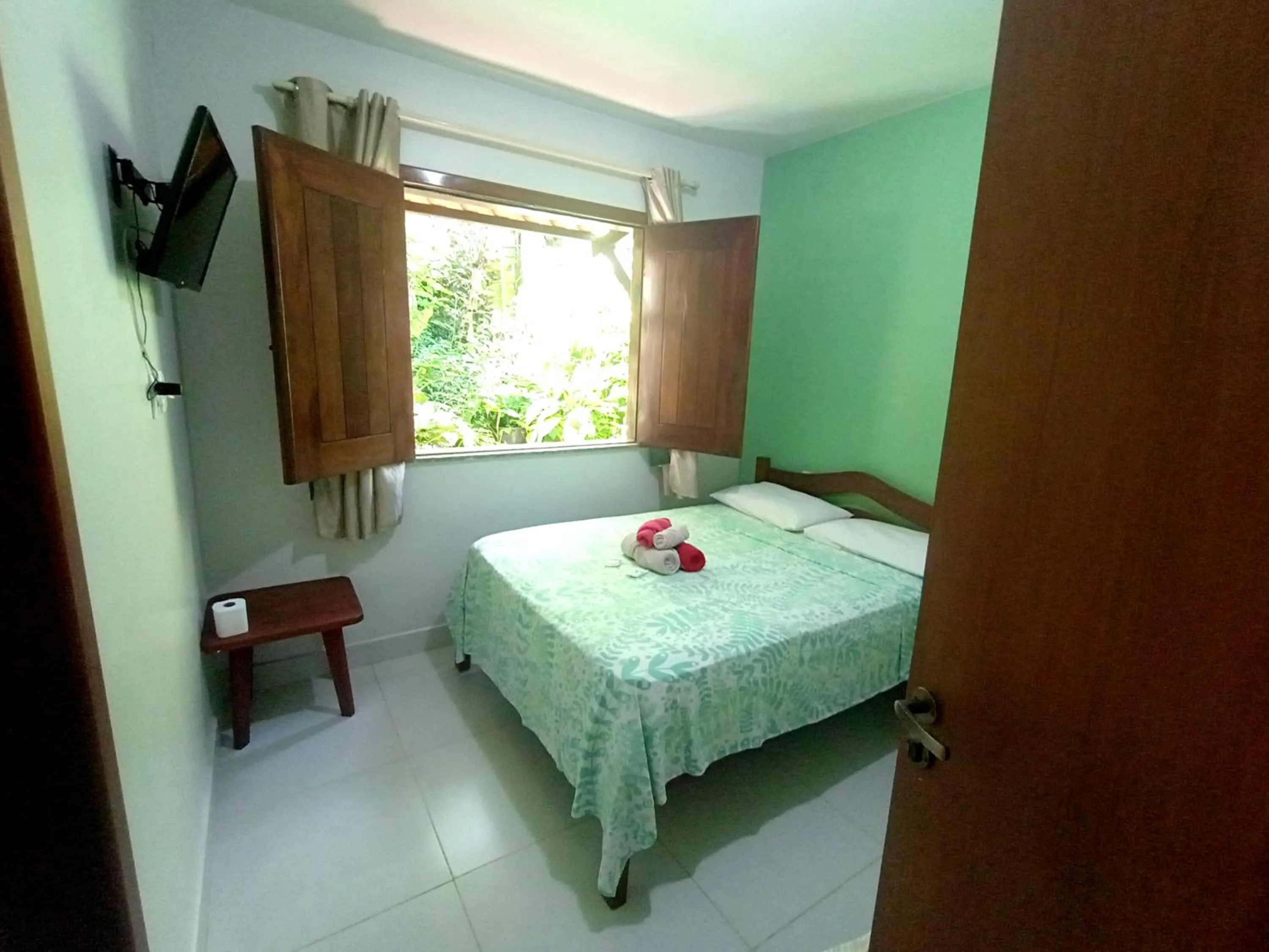 Bed in Pousada Lagoa Flat