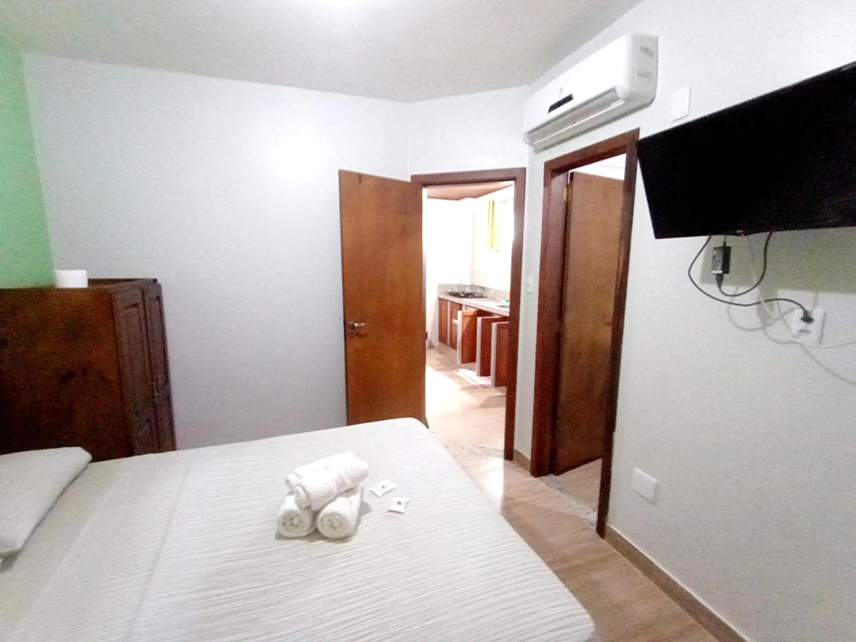 Bed in Pousada Lagoa Flat