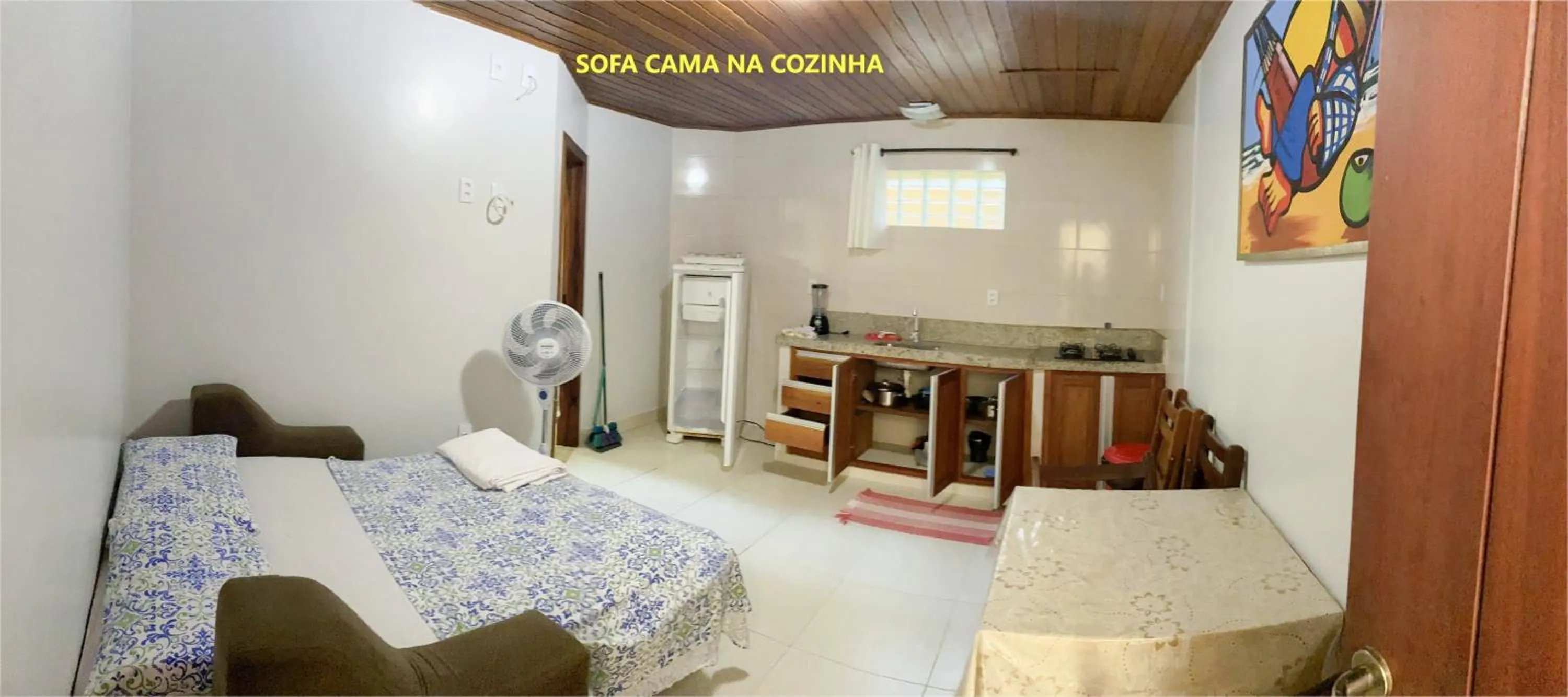 Bed in Pousada Lagoa Flat