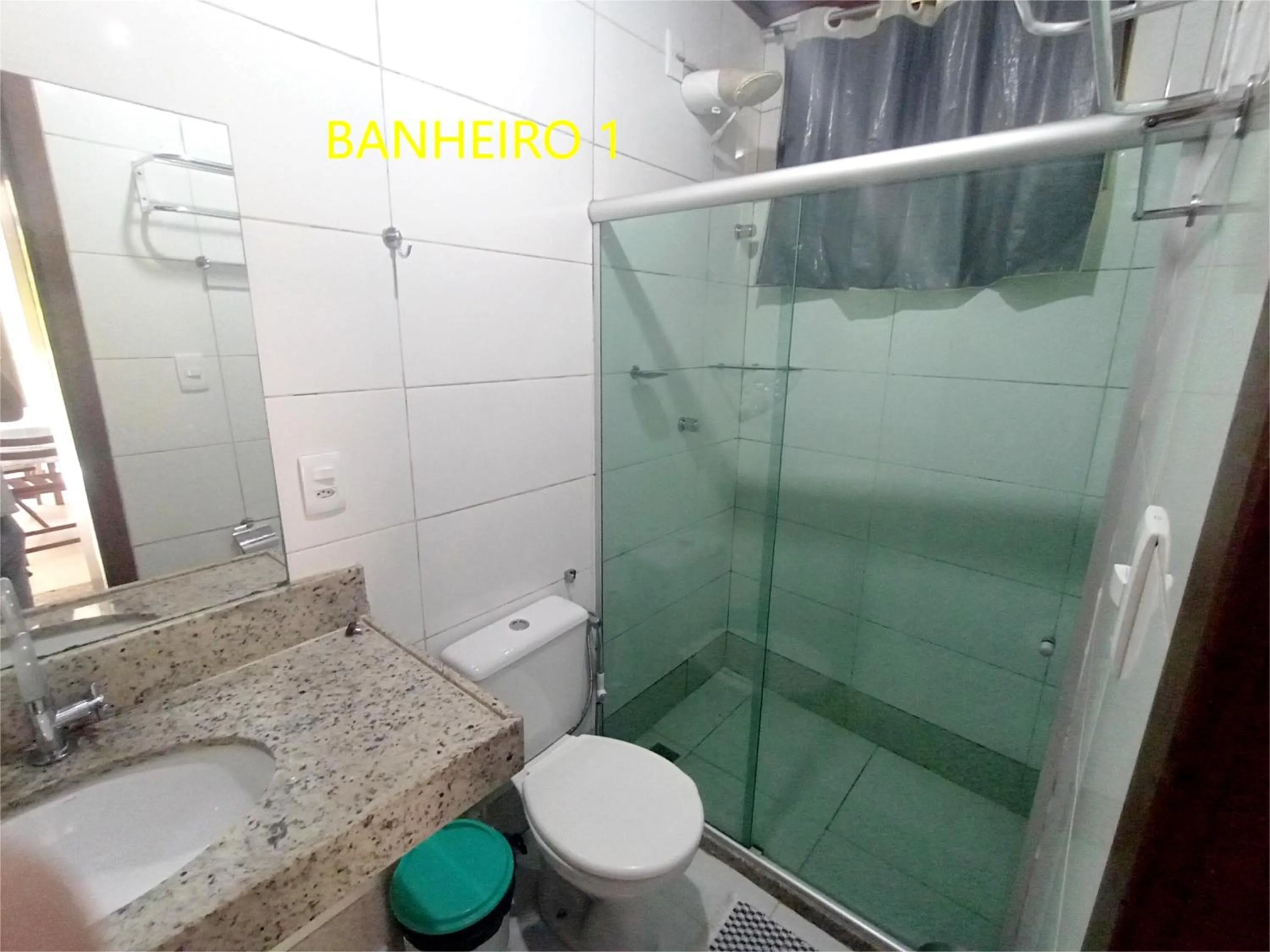 Shower in Pousada Lagoa Flat