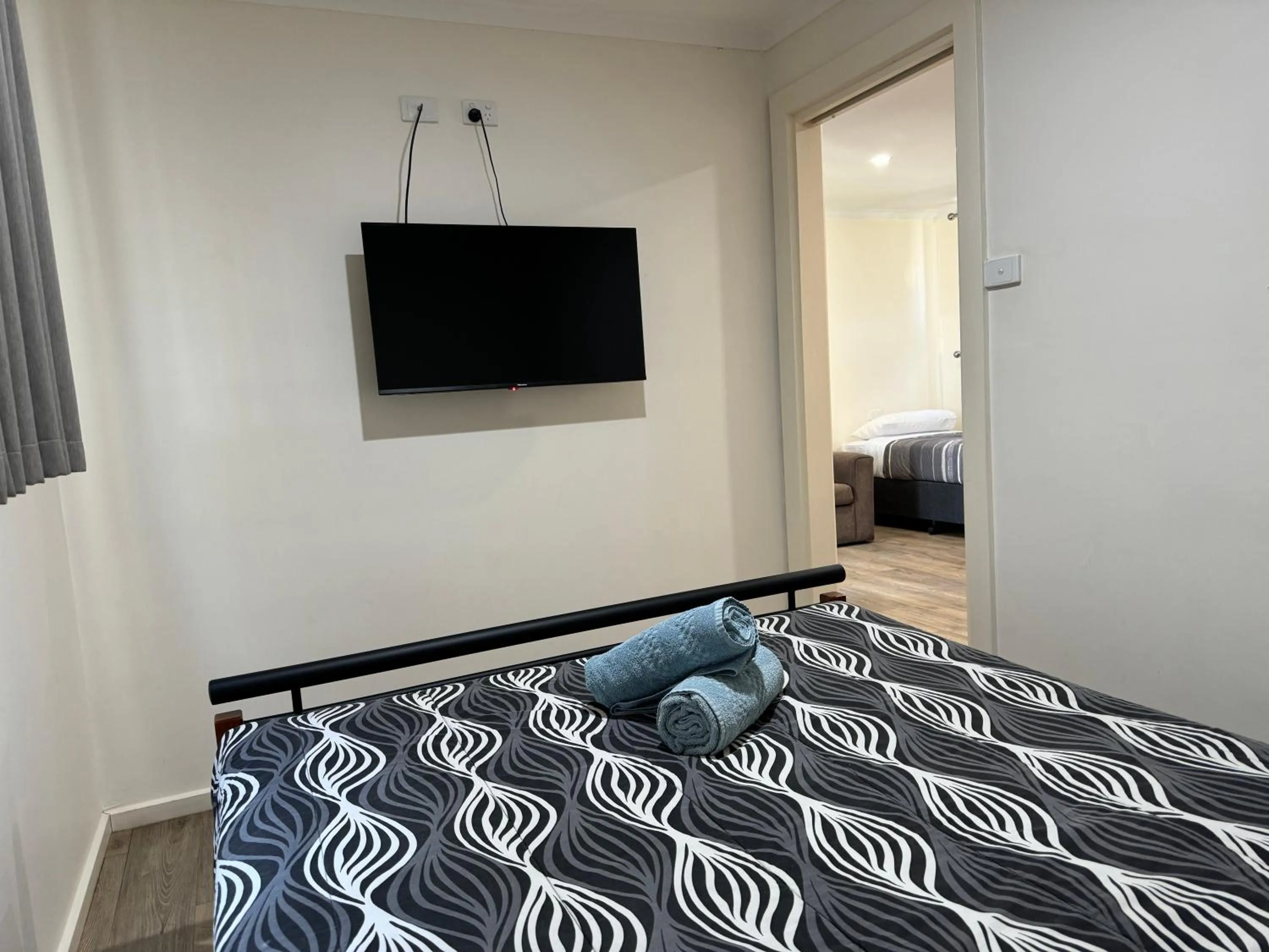 Bed in Paringa Caravan Park