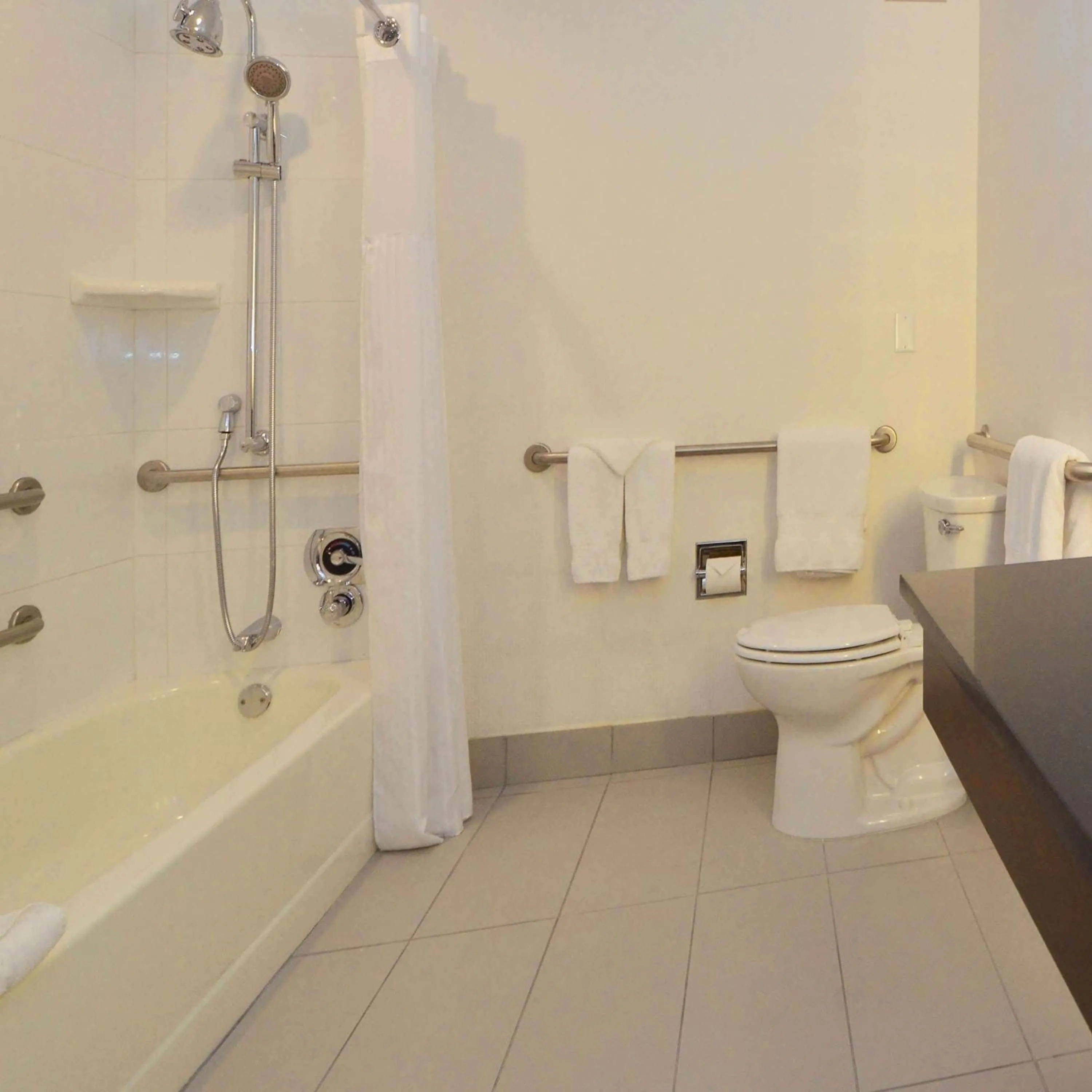 Bathroom in DoubleTree by Hilton Newark-Fremont