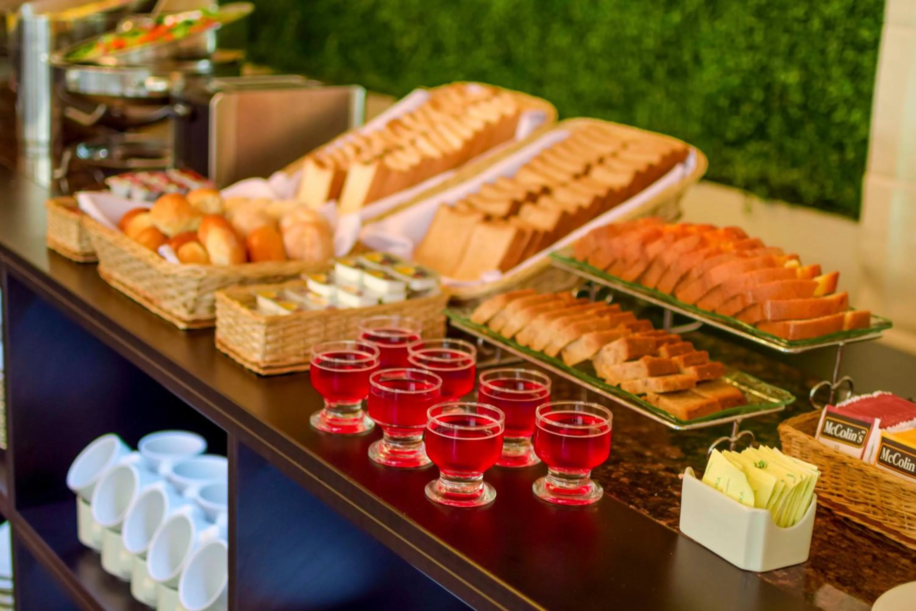 Buffet breakfast in Qorianka Hotel