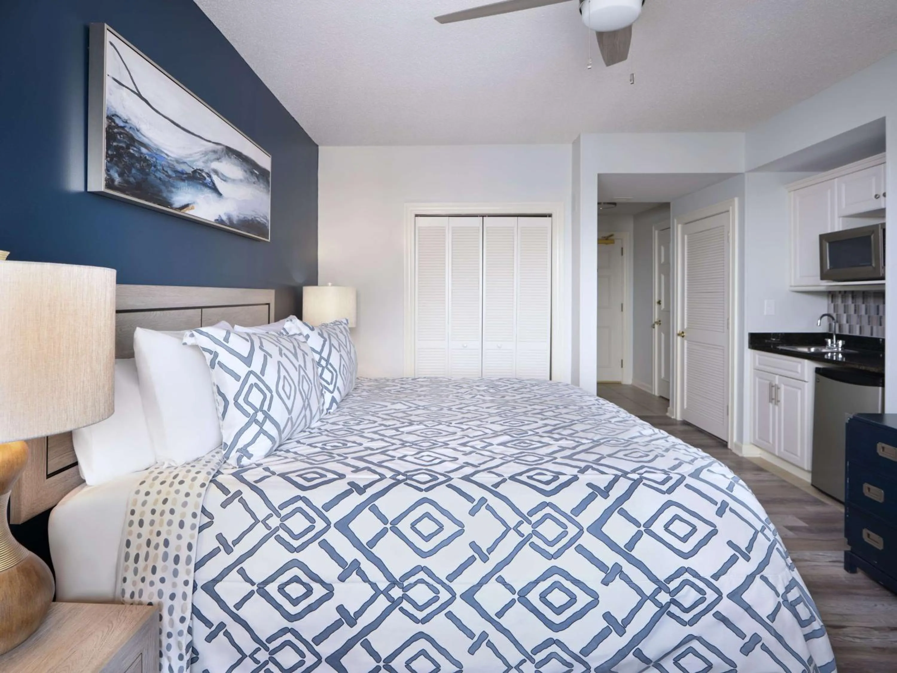 Bed in Royale Palms Condominiums