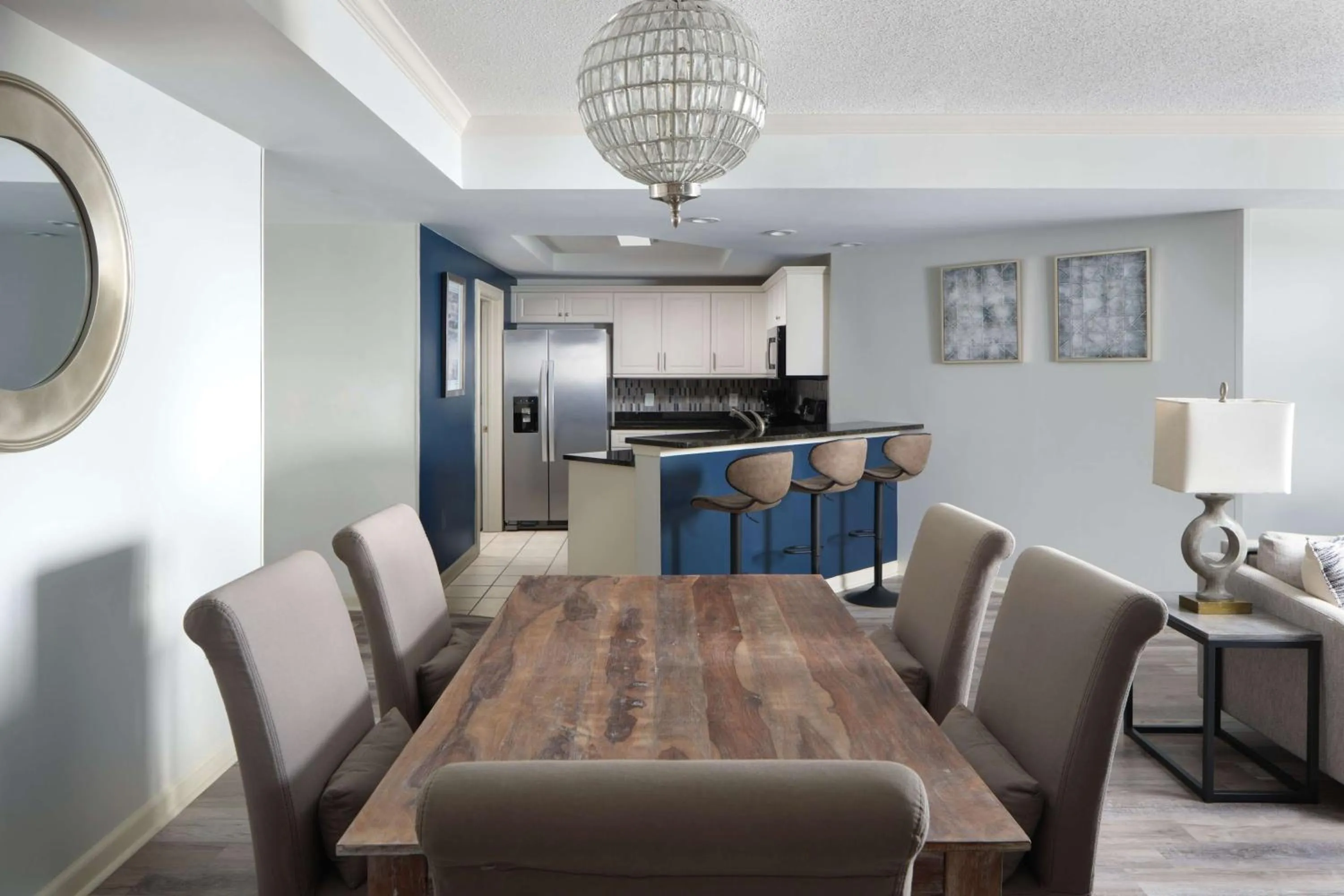 Kitchen or kitchenette in Royale Palms Condominiums