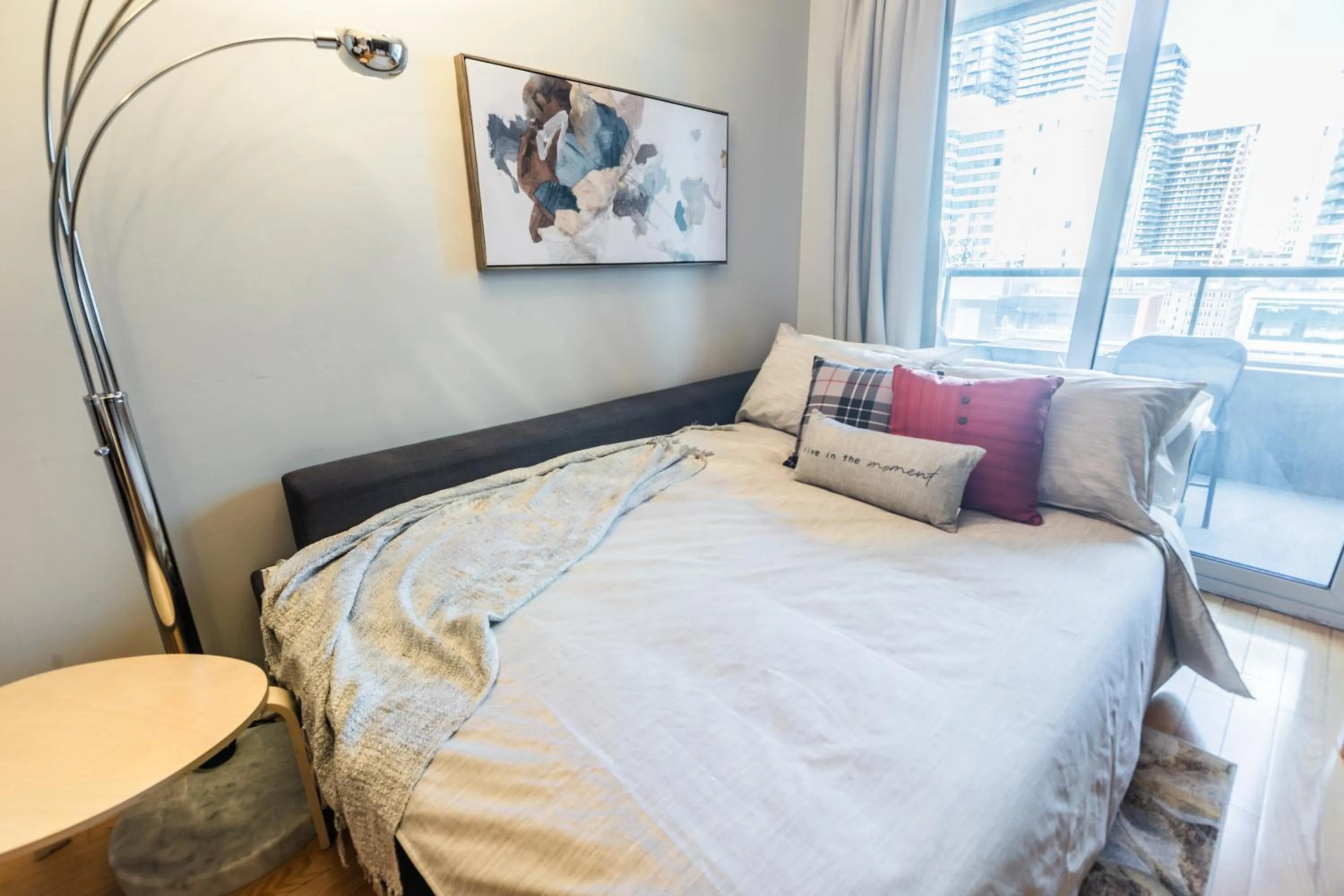 Bed in AOC Suites - Heart of Downtown Condo