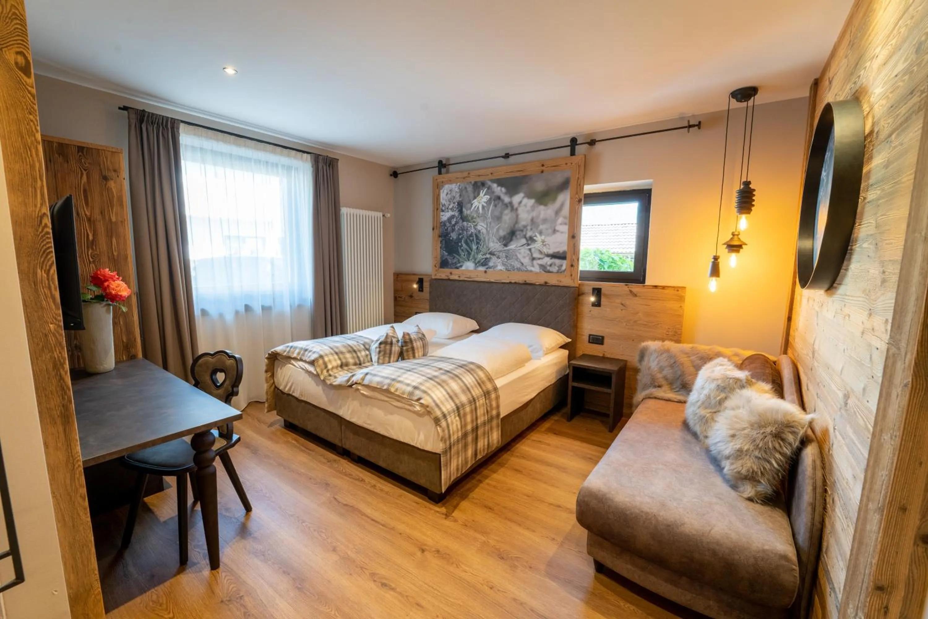 Photo of the whole room, Bed in Hotel Alpenrose Wellness