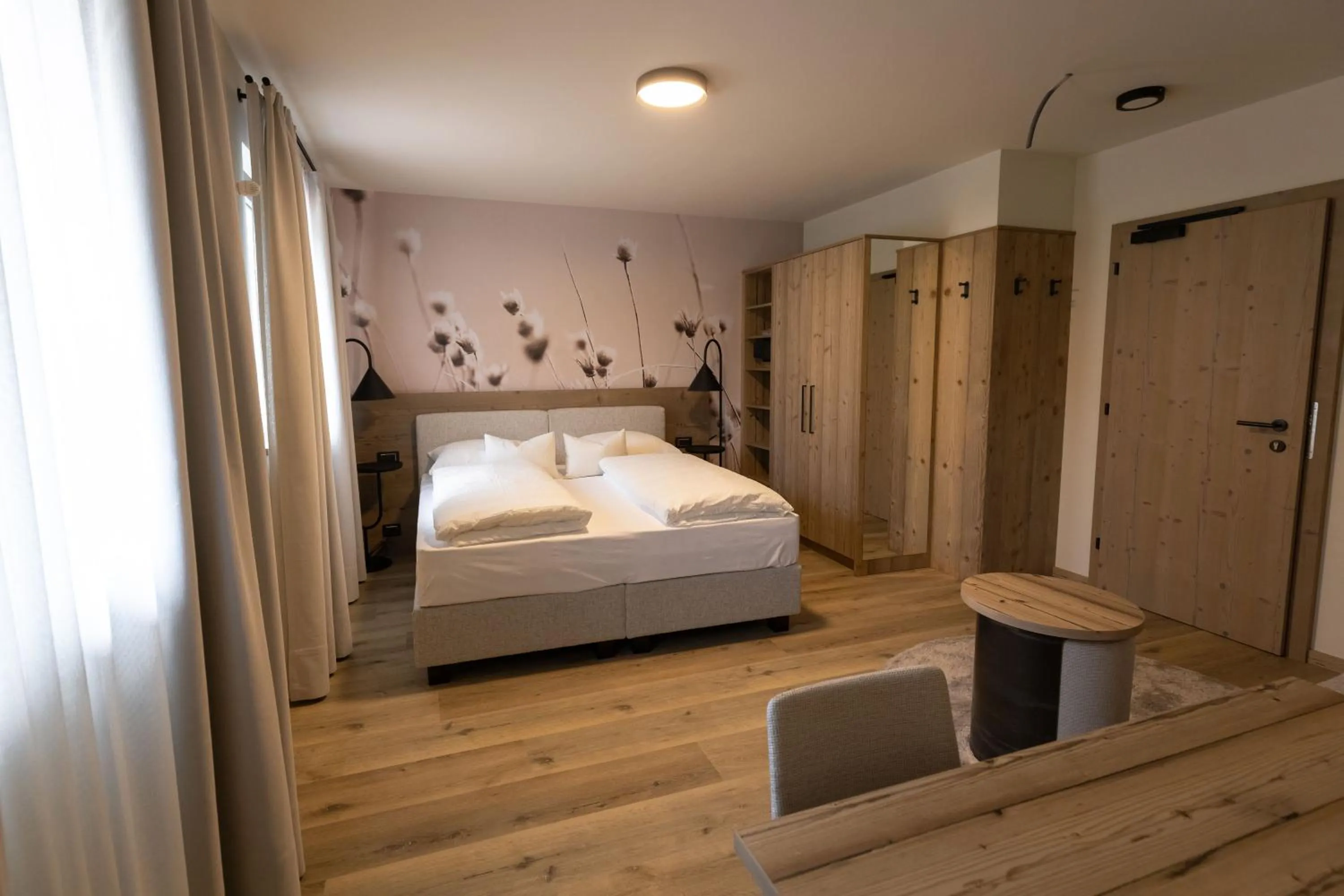 Bed in Hotel Alpenrose Wellness