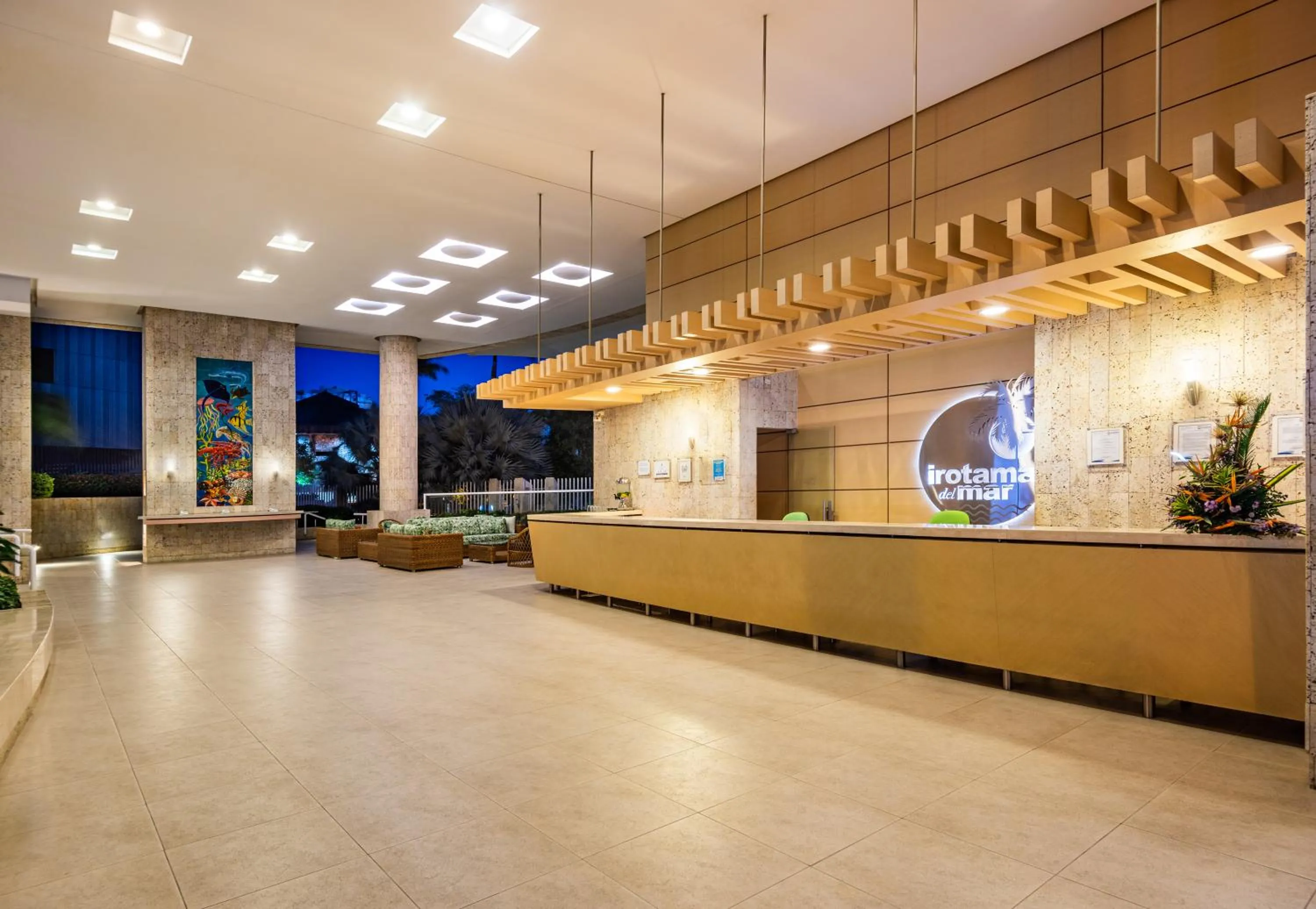 Living room in Hotel Irotama del Mar