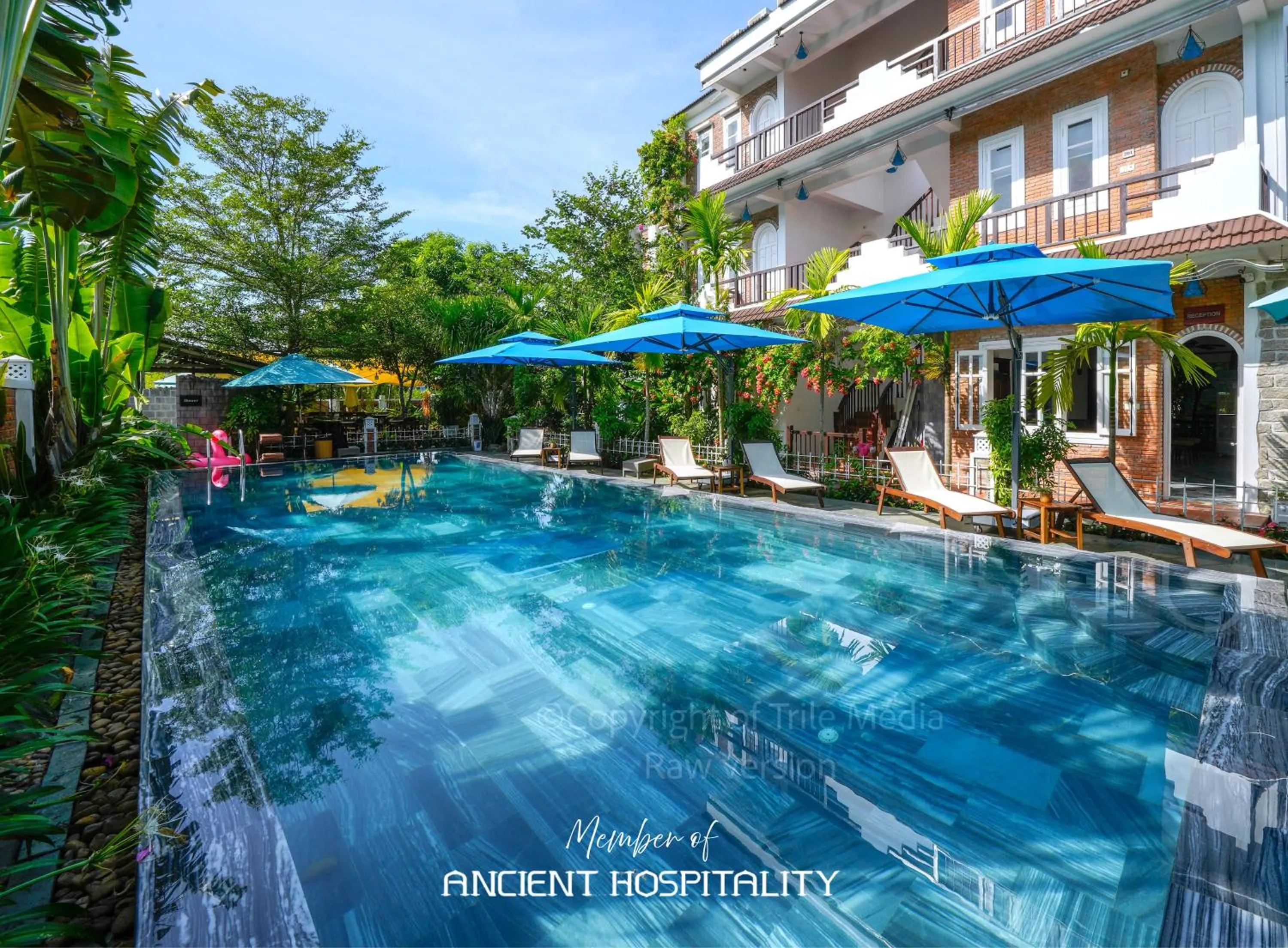 Swimming pool in Ancient Garden Boutique Hoi An
