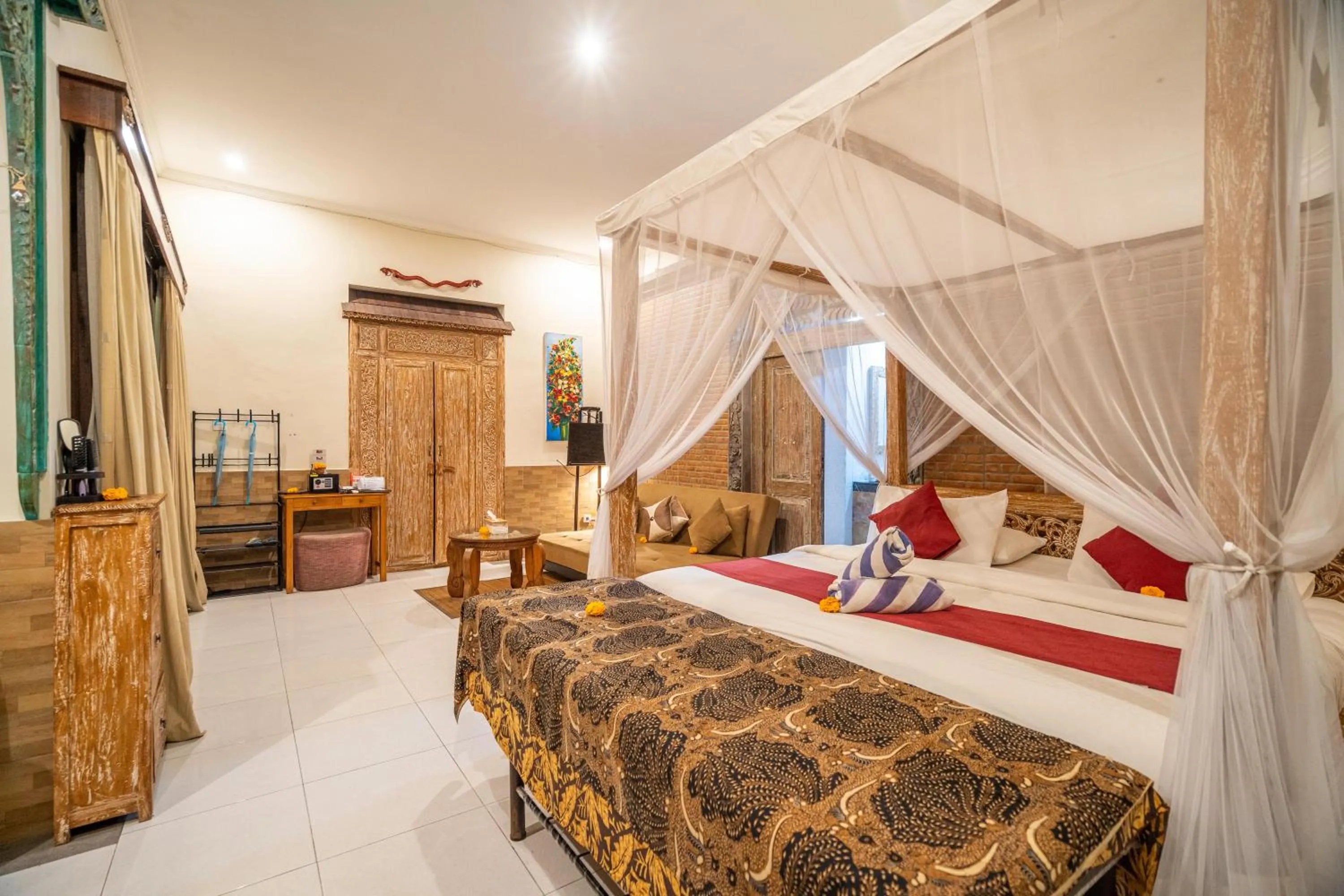Bed in Taluh Bebek Ubud Private Villas