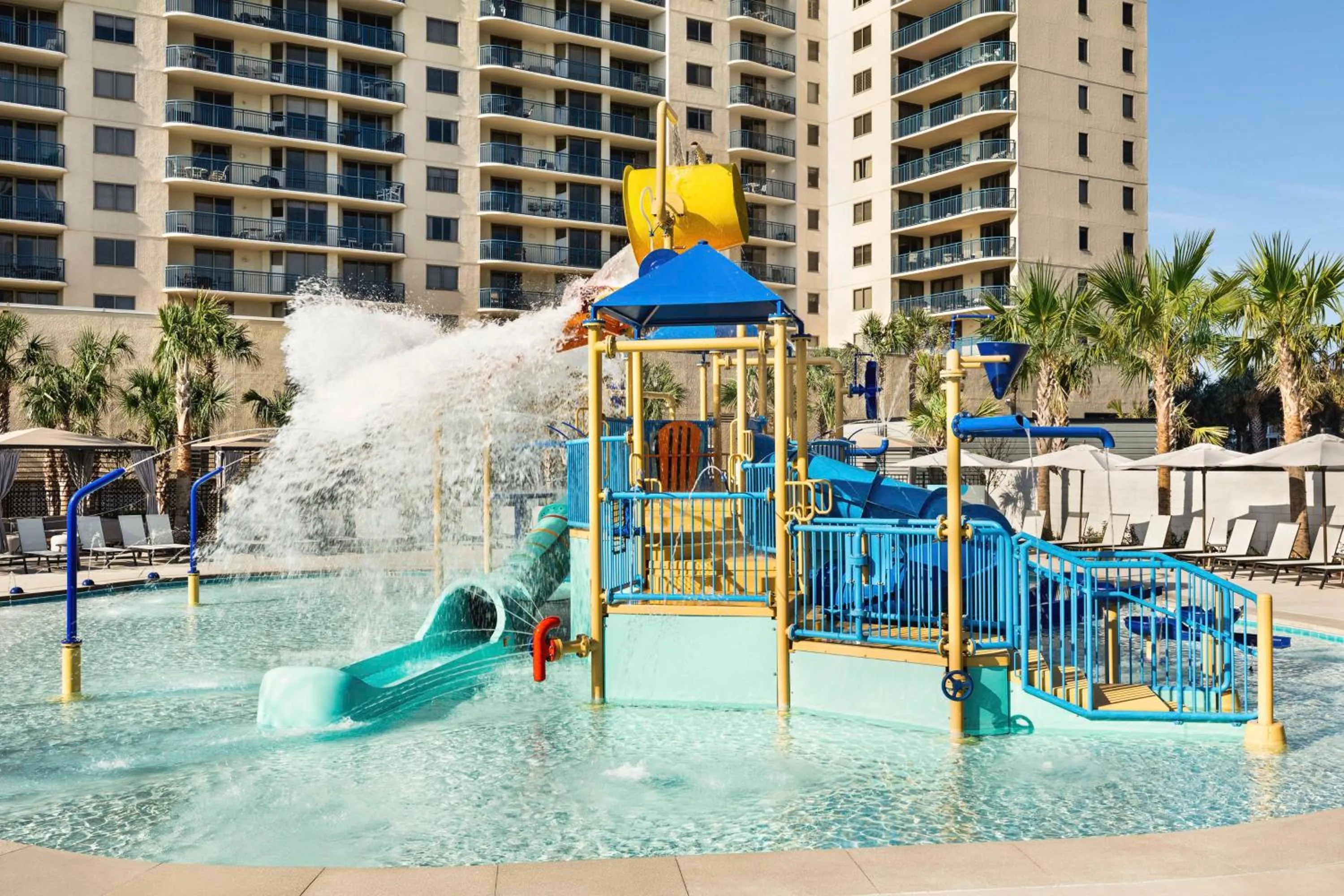 Pool view in Embassy Suites by Hilton Myrtle Beach Oceanfront Resort