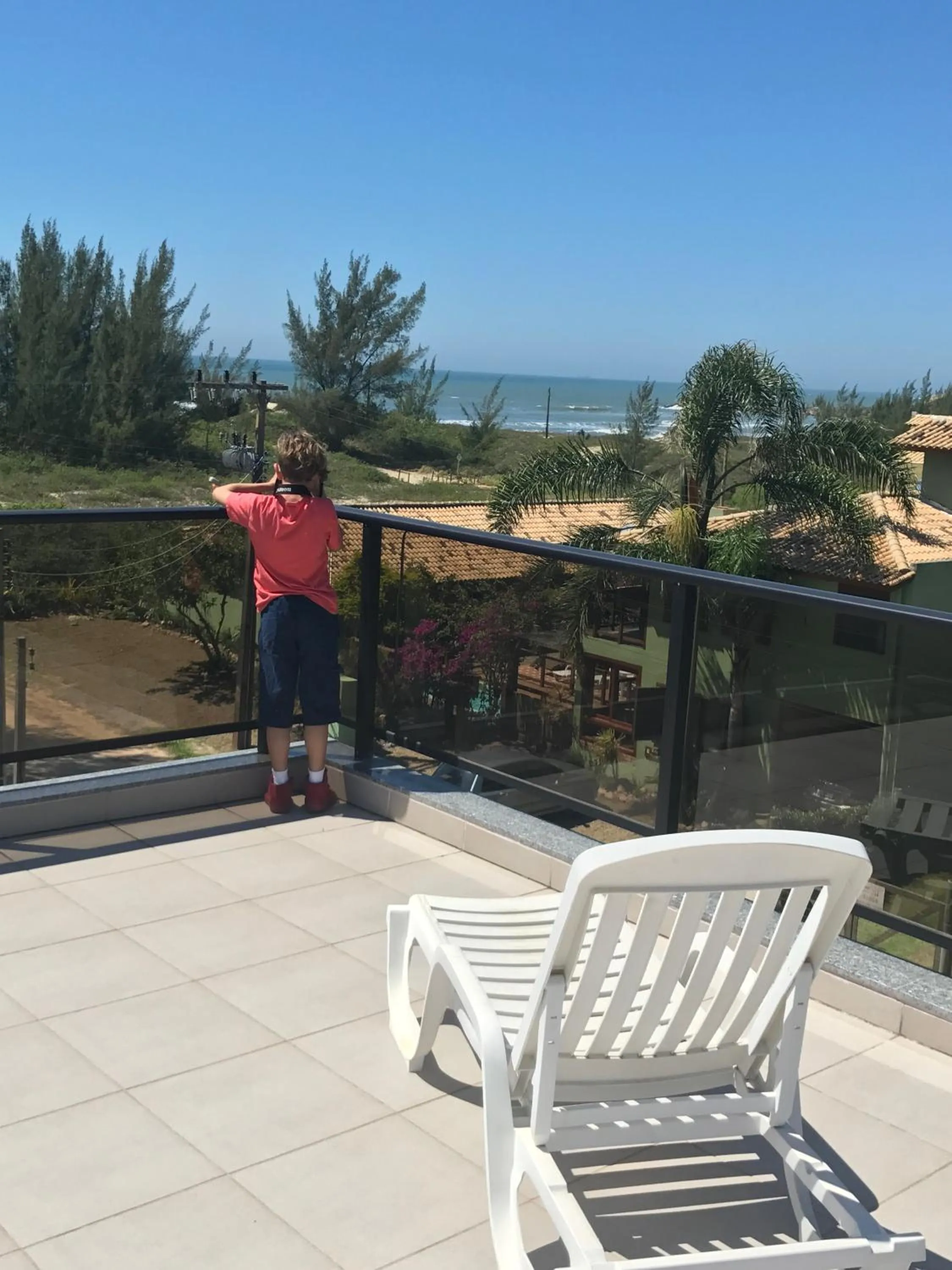 Balcony/Terrace in Hotel Pousada Capão