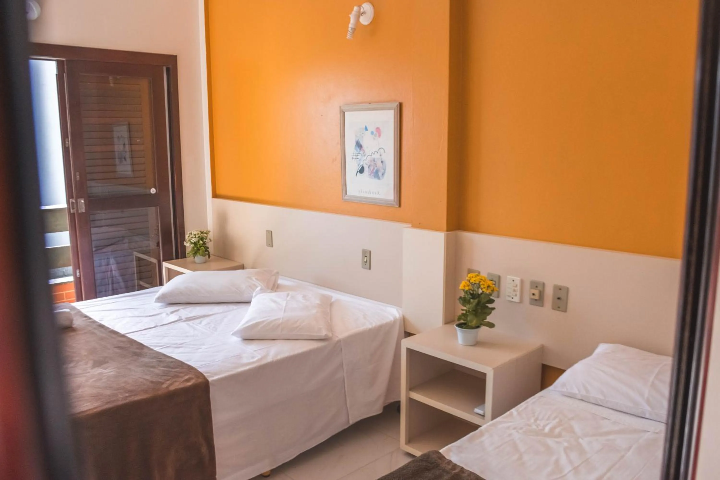 Bed in Hotel Pousada Capão