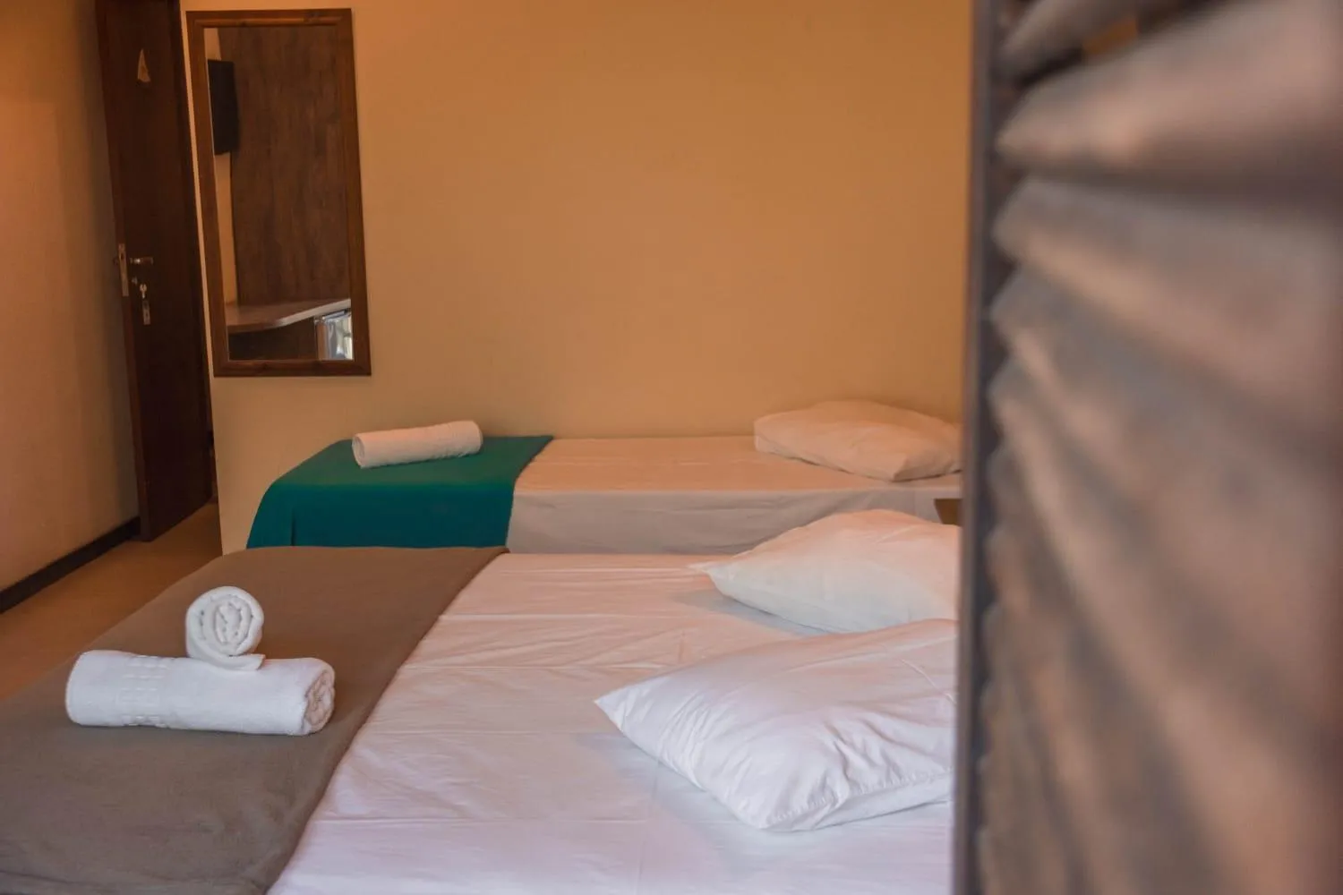 Bed in Hotel Pousada Capão