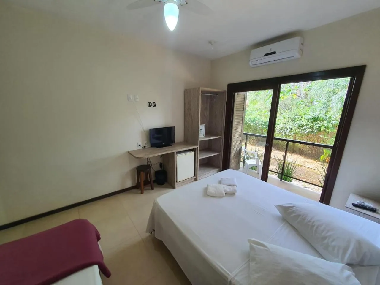 Bed in Hotel Pousada Capão