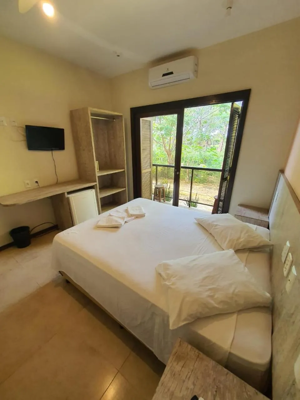 Bed in Hotel Pousada Capão