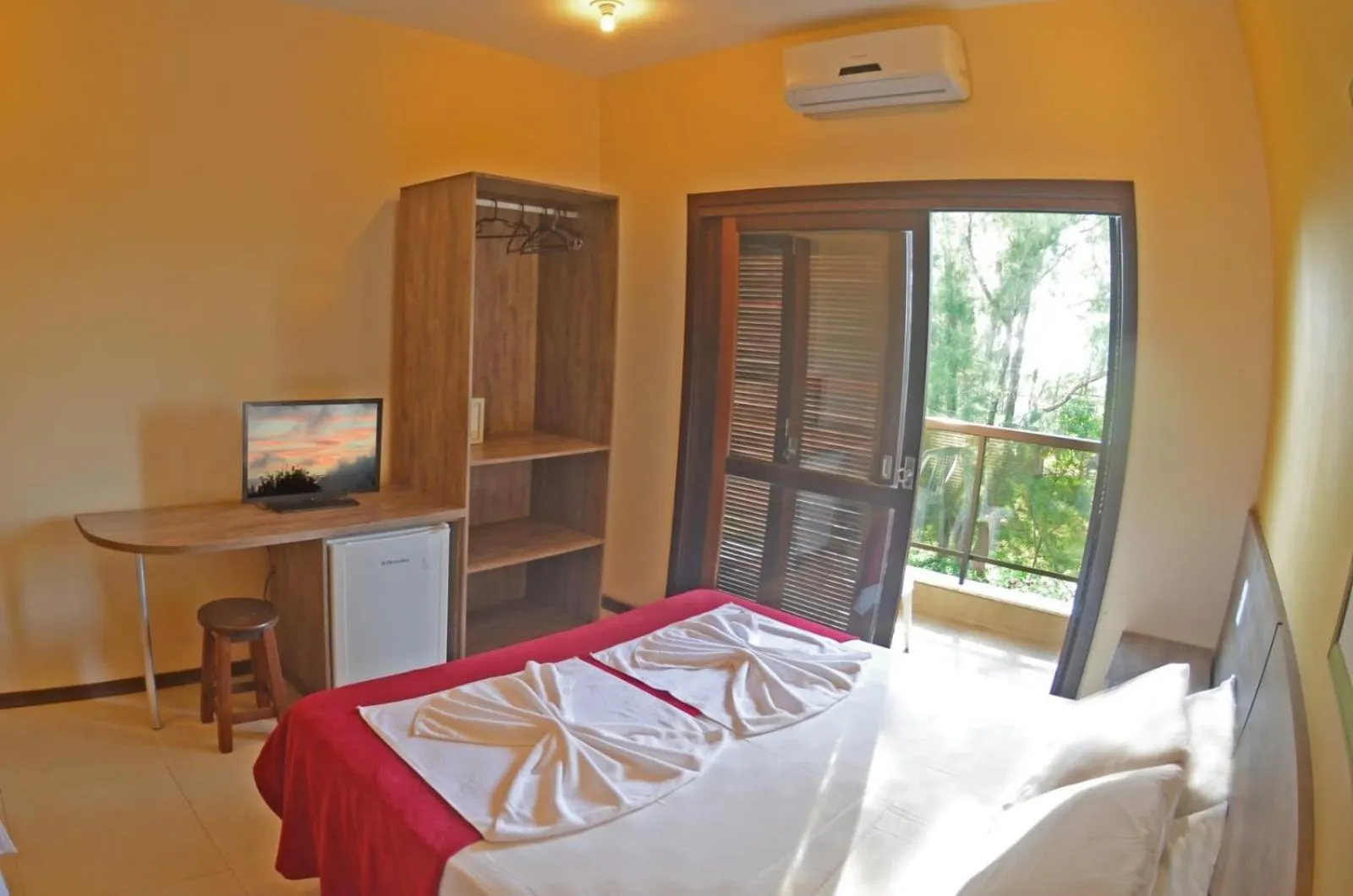 Bed in Hotel Pousada Capão