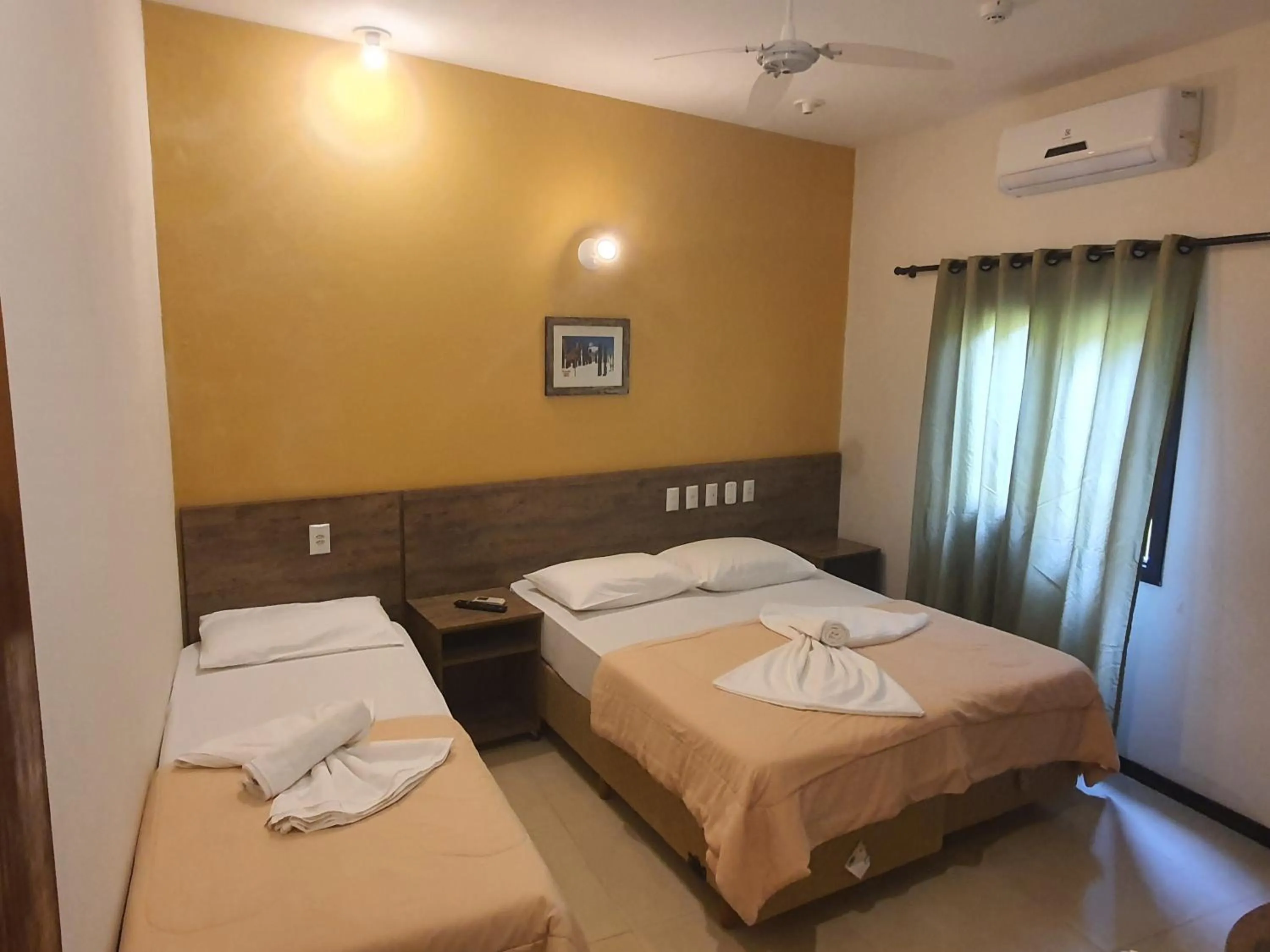 Bed in Hotel Pousada Capão