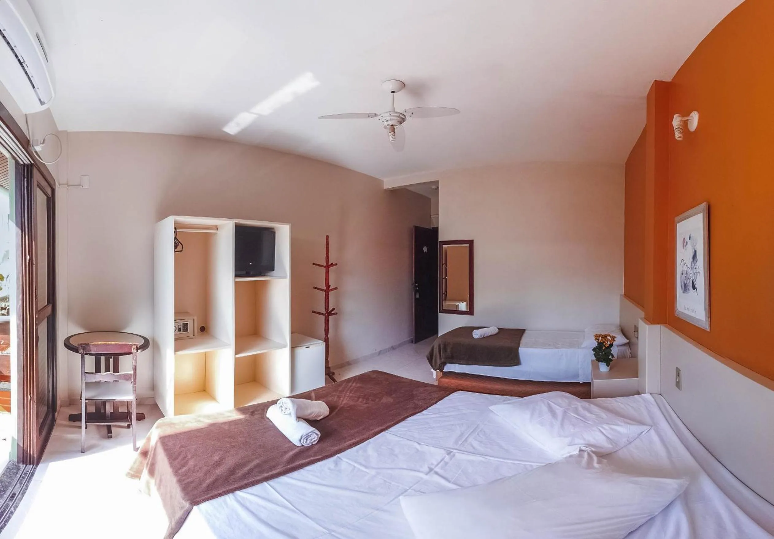 Bed in Hotel Pousada Capão