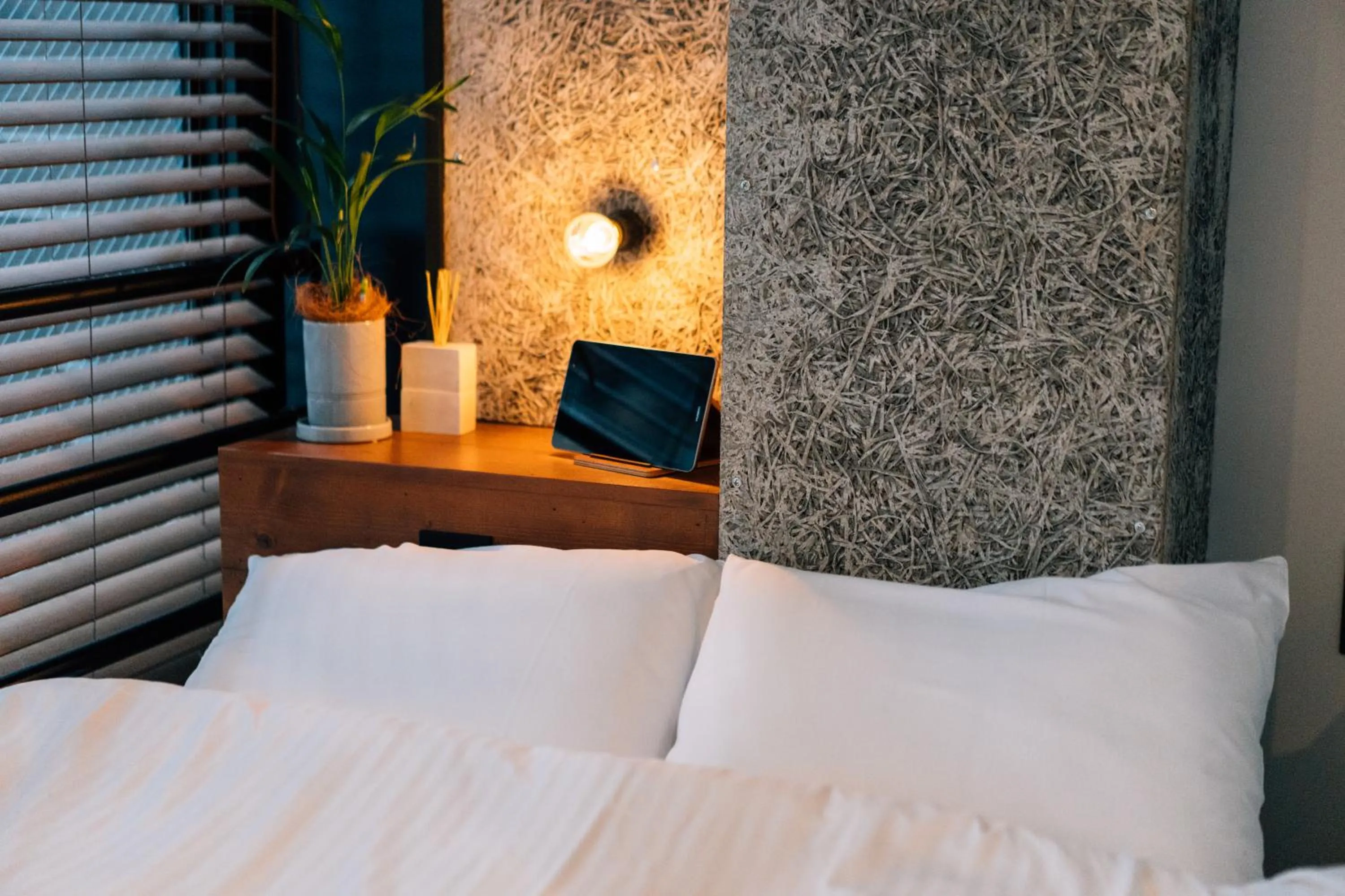 Bedroom, Bed in mizuka Daimyo 4 - unmanned hotel -