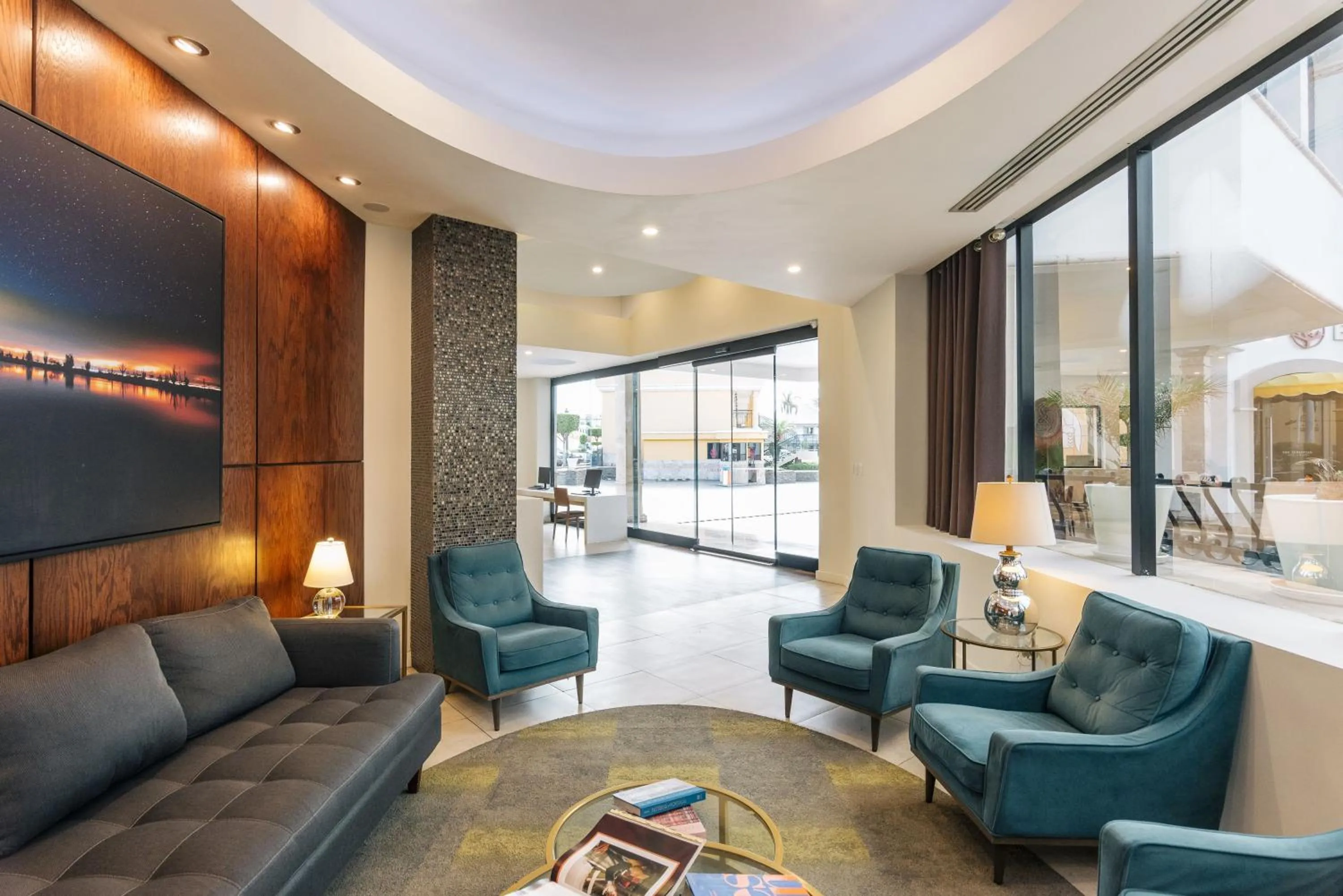 Lobby or reception in Hotel San Sebastian