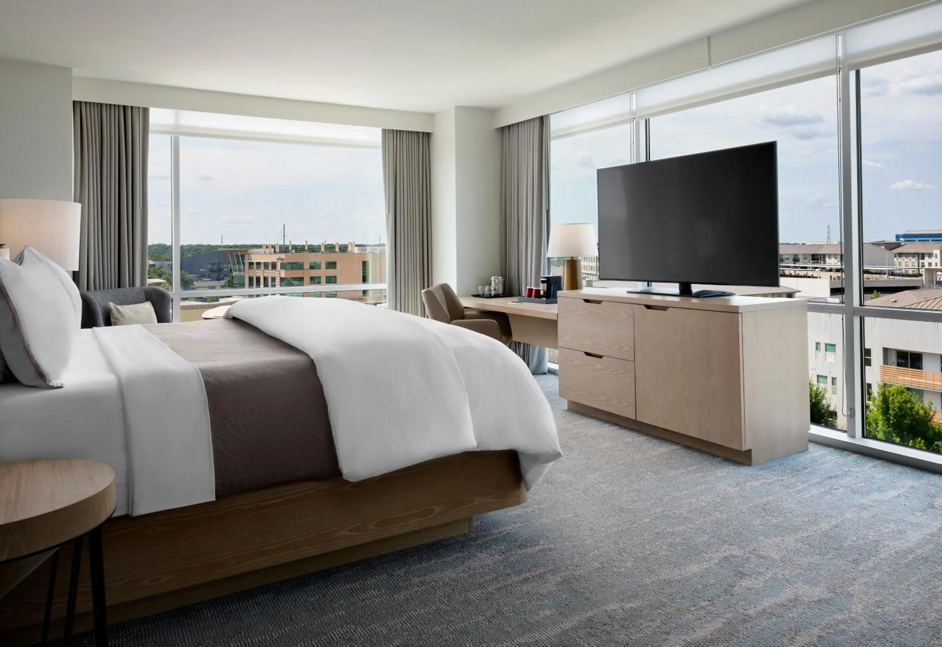 Bed in The Westin Austin at The Domain