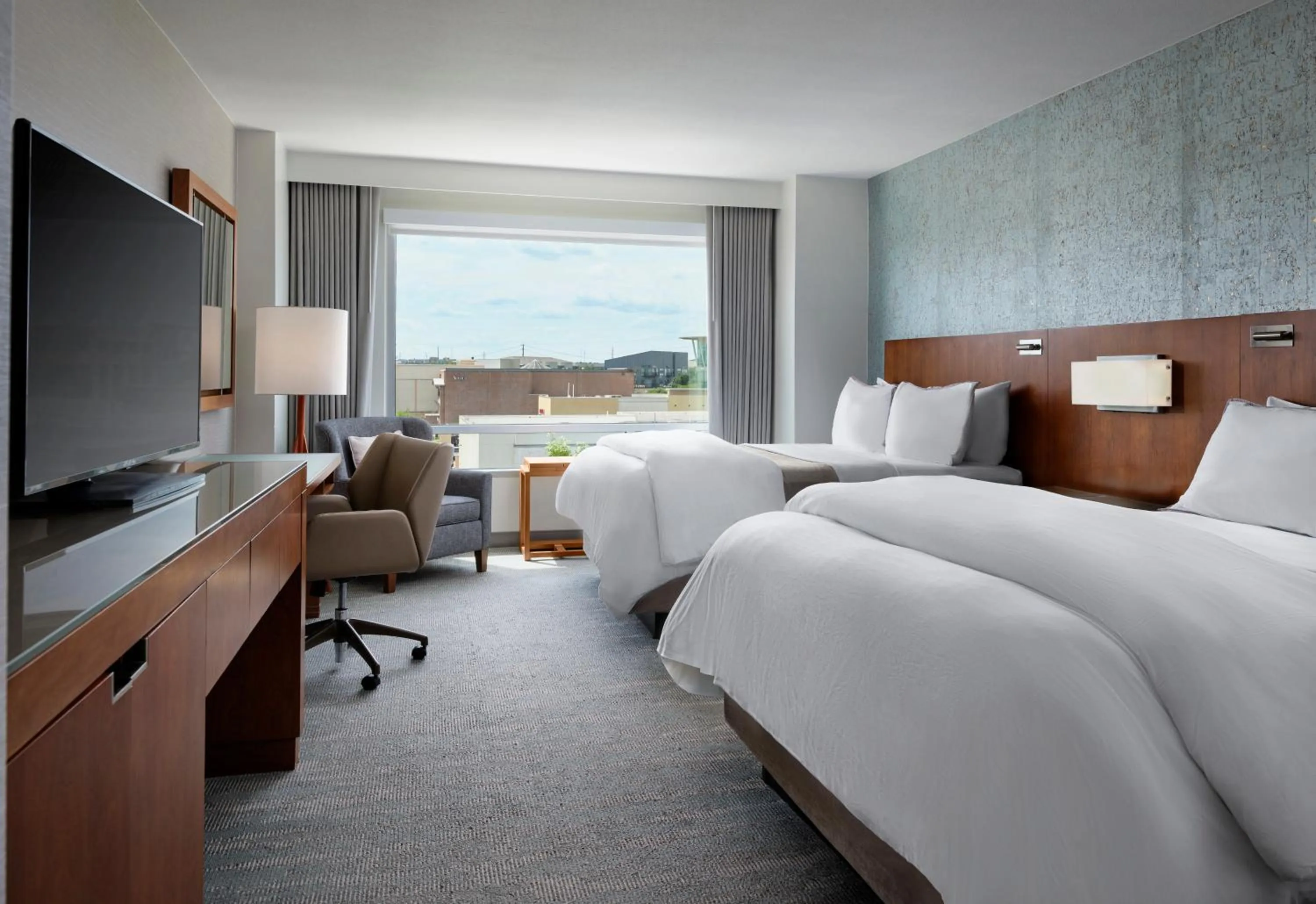 Bed in The Westin Austin at The Domain