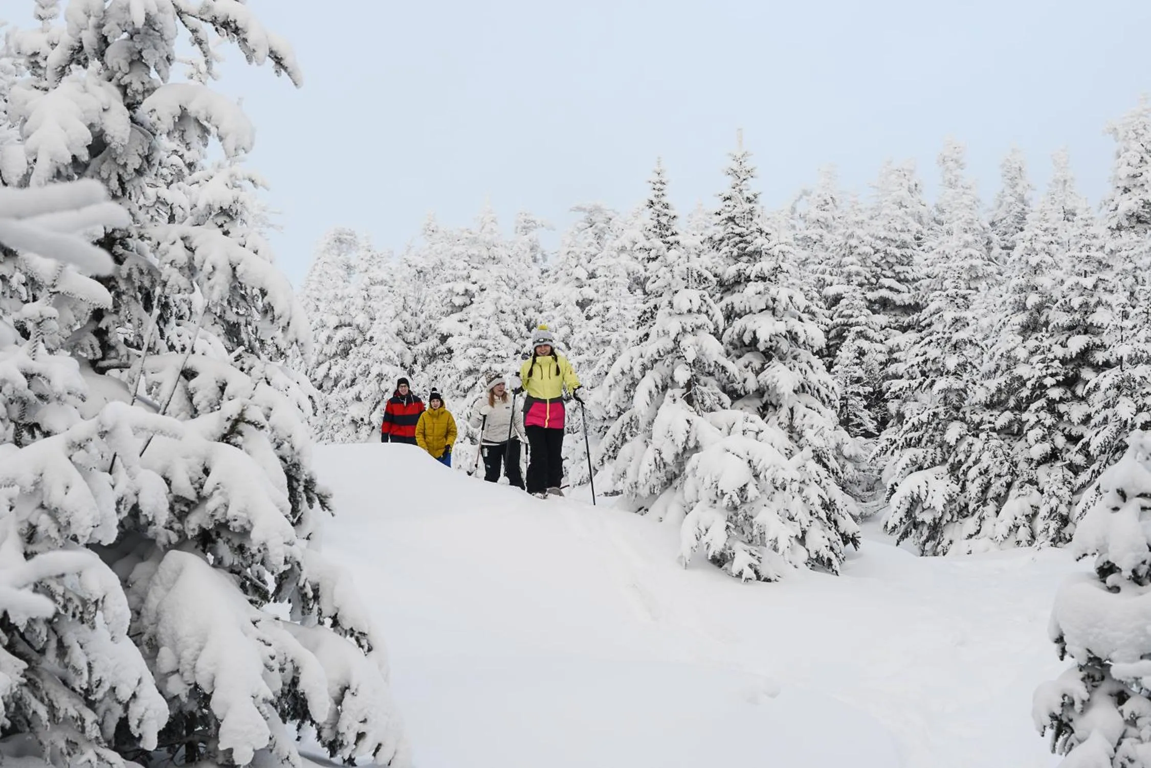 People in The Black Bear Lodge at Stratton Mountain Resort