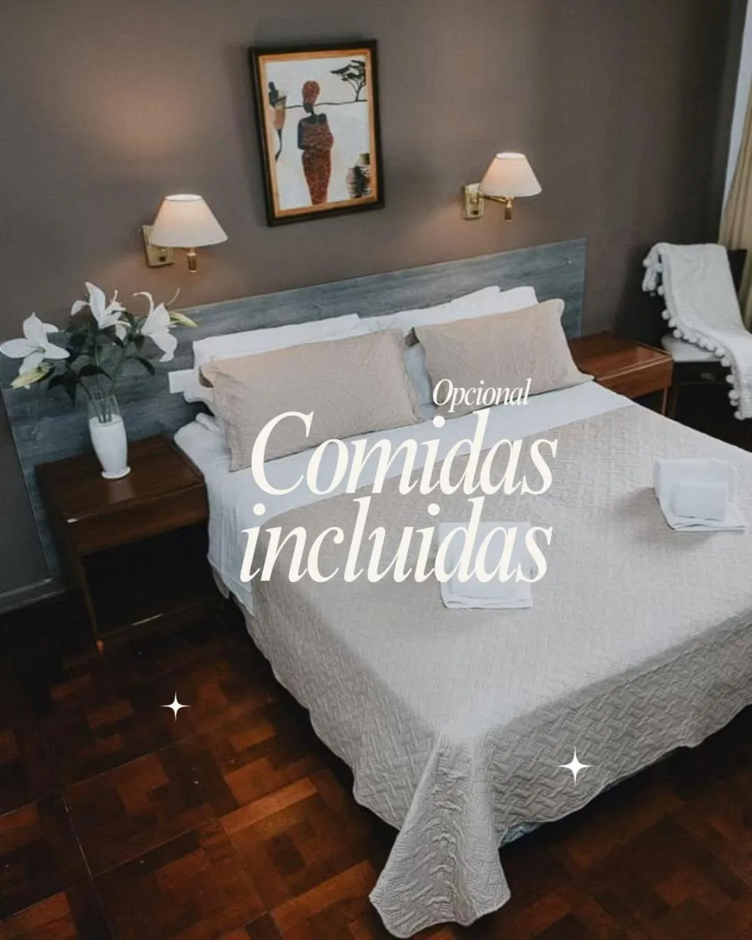 Bed in Gran Hotel Miglierina