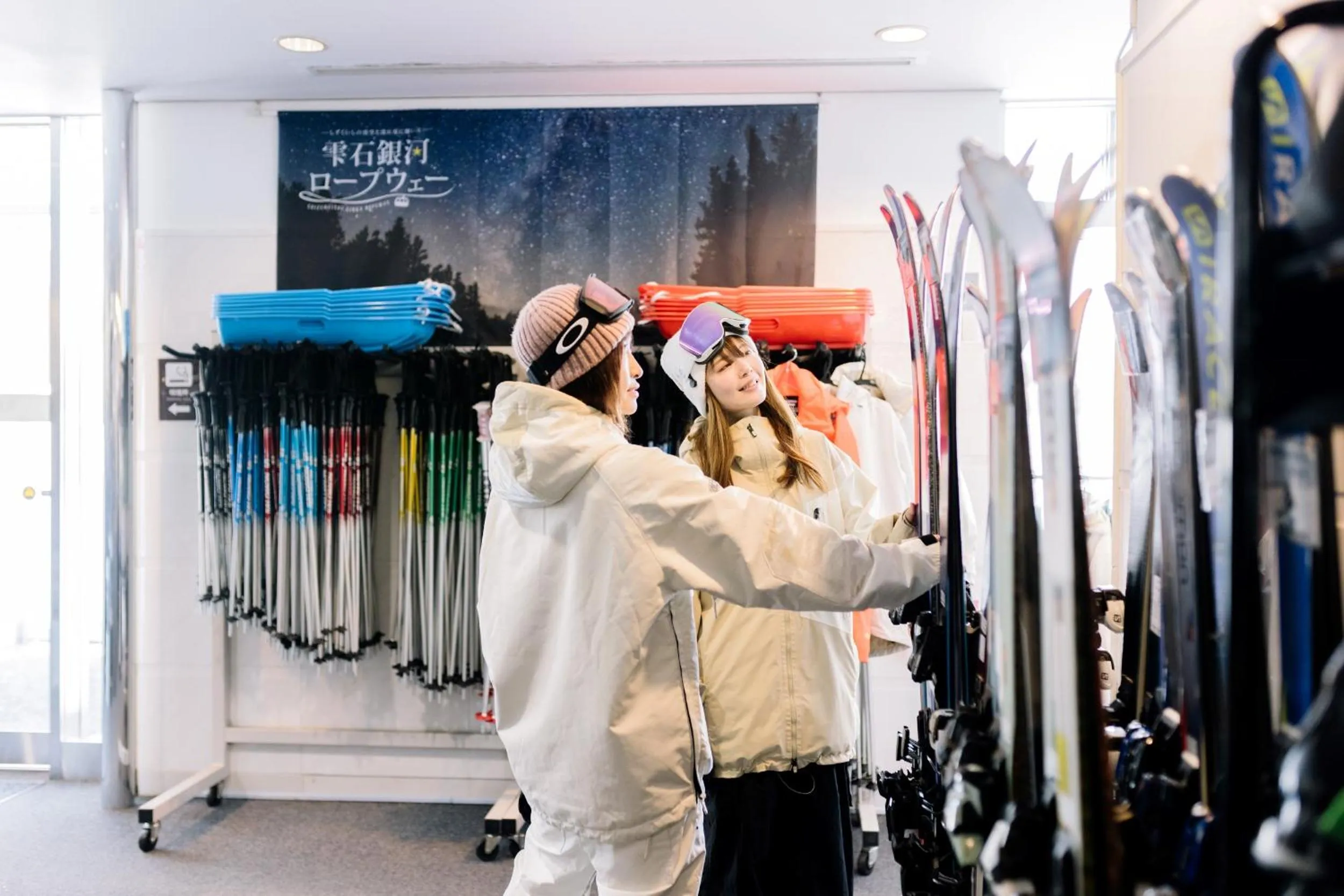 Skiing in Shizukuishi Prince Hotel