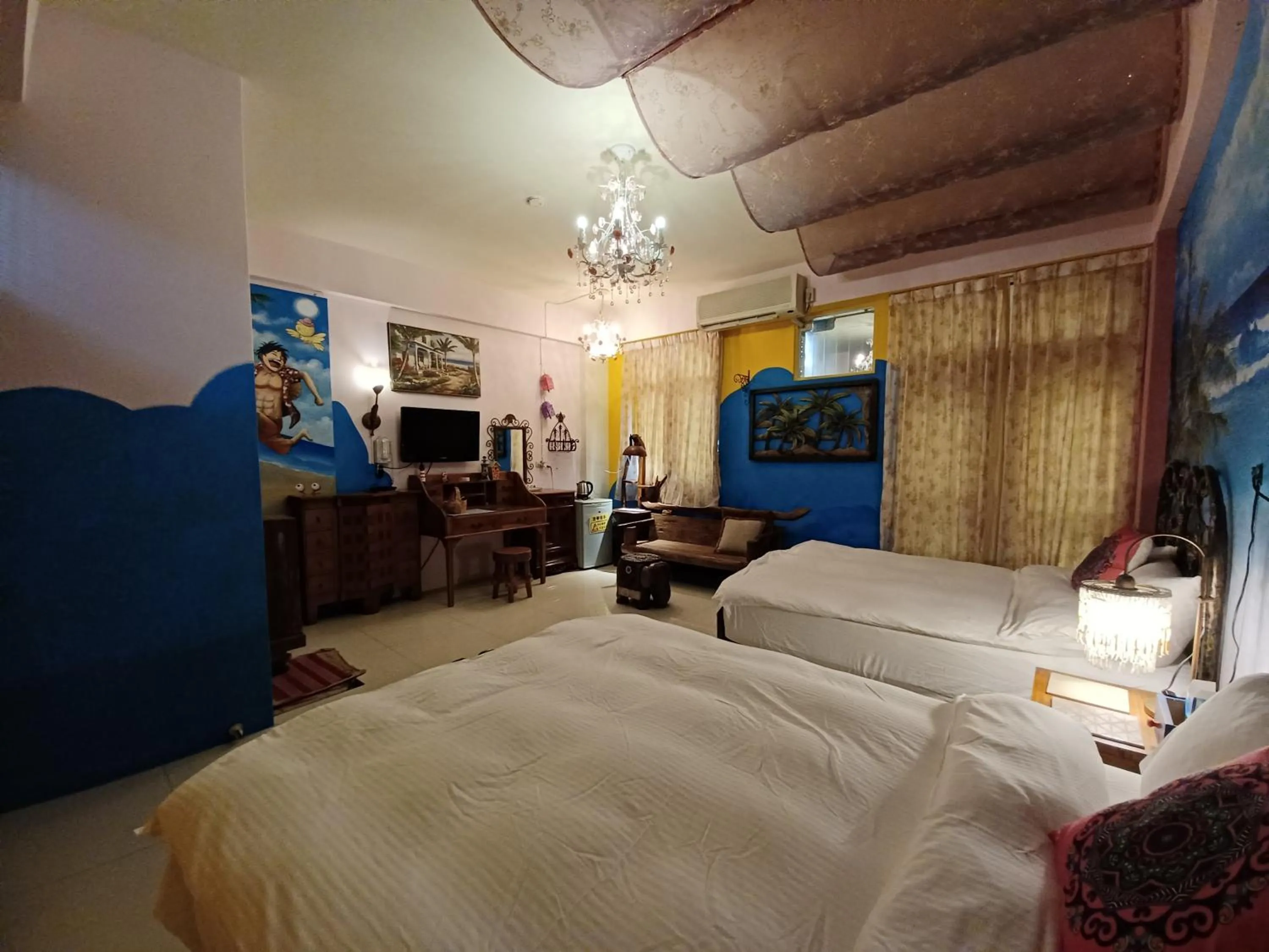 Bed in Hualien Seaside B&B