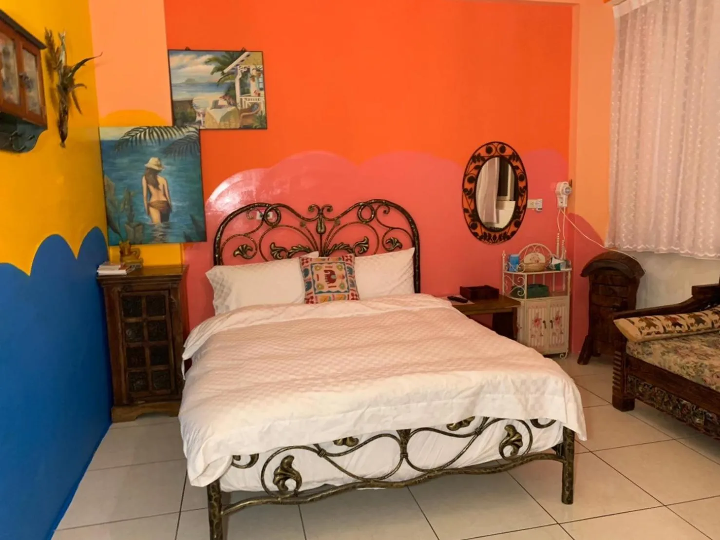 Bed in Hualien Seaside B&B