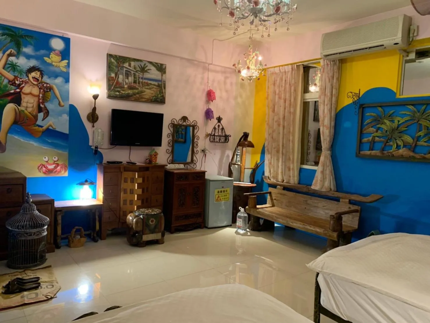 Bed in Hualien Seaside B&B