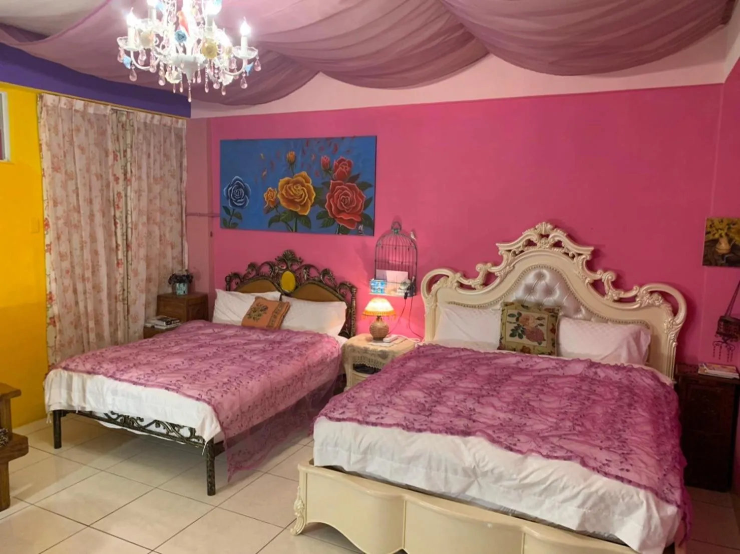 Bed in Hualien Seaside B&B