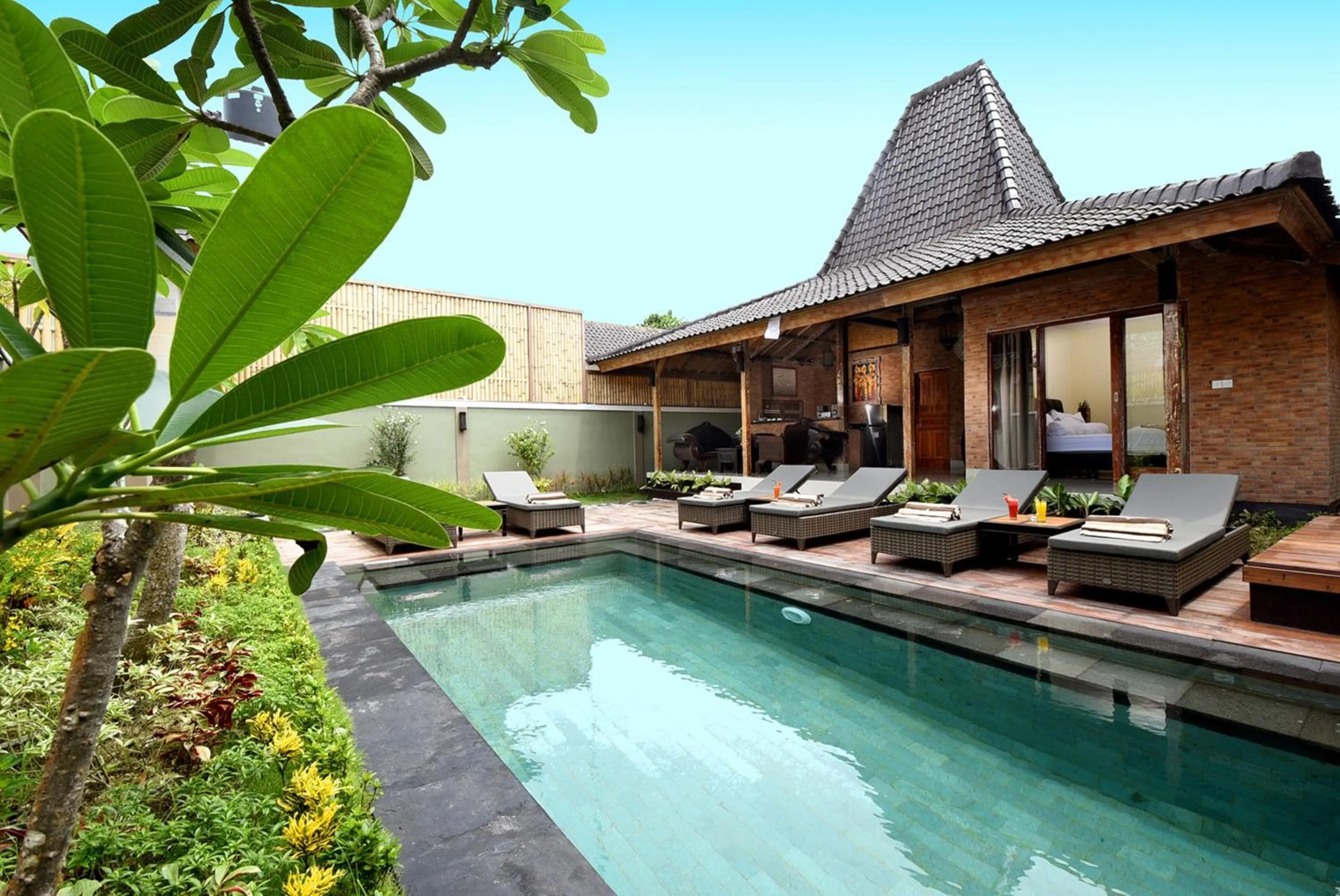 Swimming pool in The Lakshmi Villas by The Beach House