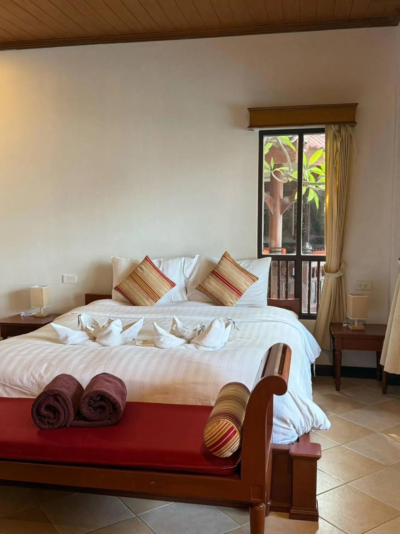 Bed in Bhundhari Chaweng Beach Resort Koh Samui - SHA Plus