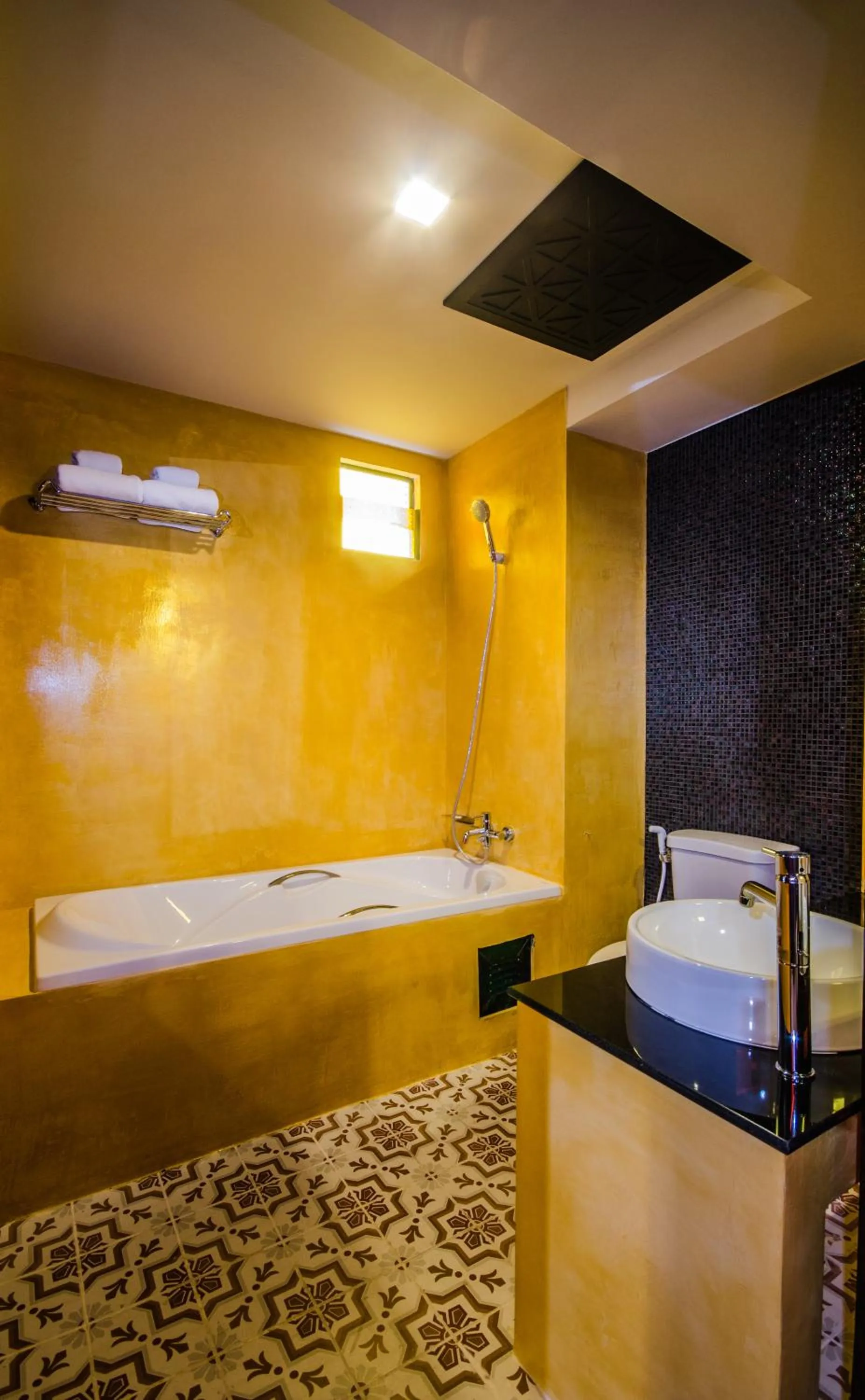 Bathroom, Bed in Bhundhari Chaweng Beach Resort Koh Samui - SHA Plus