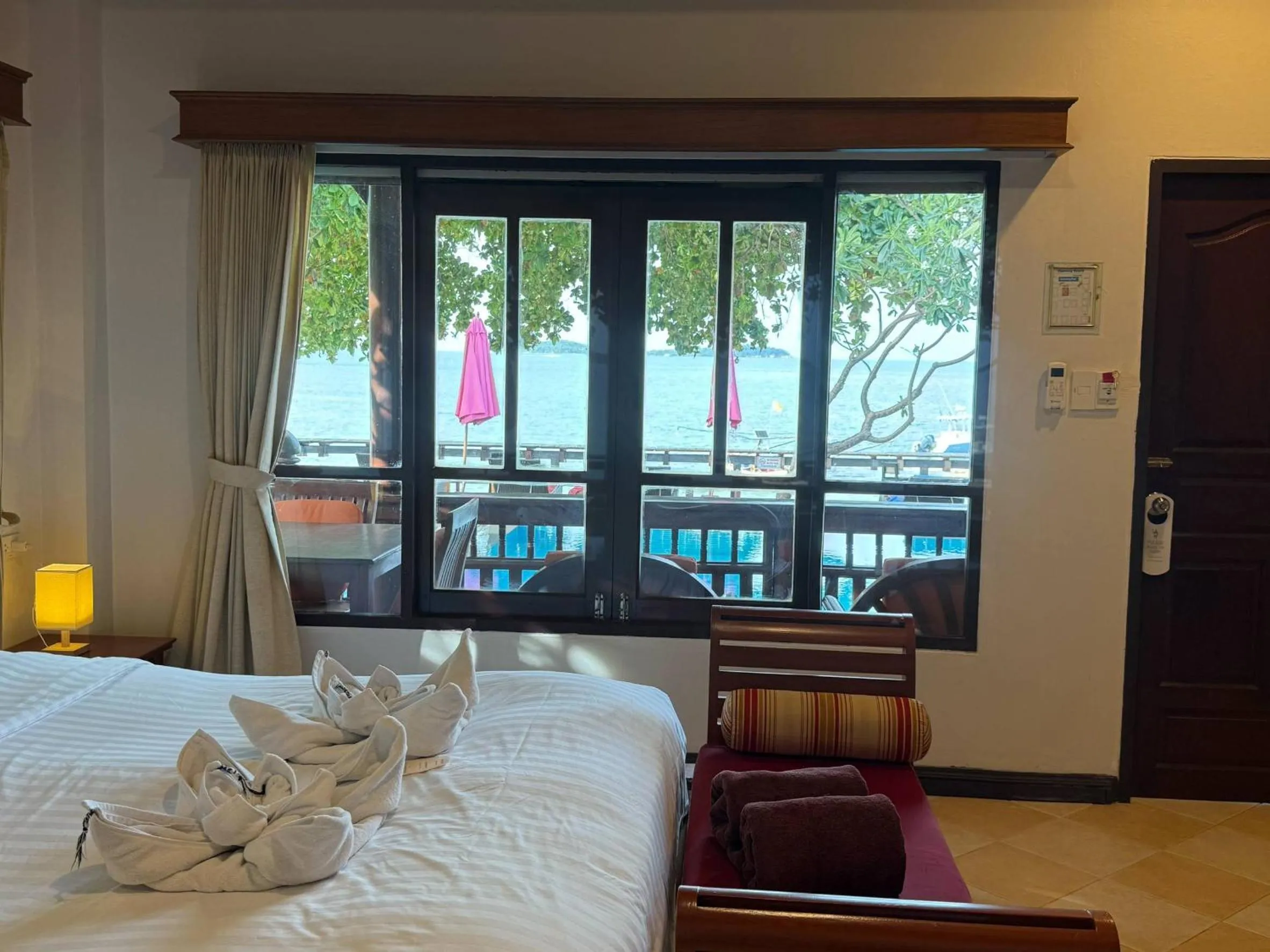 View (from property/room), Bed in Bhundhari Chaweng Beach Resort Koh Samui - SHA Plus