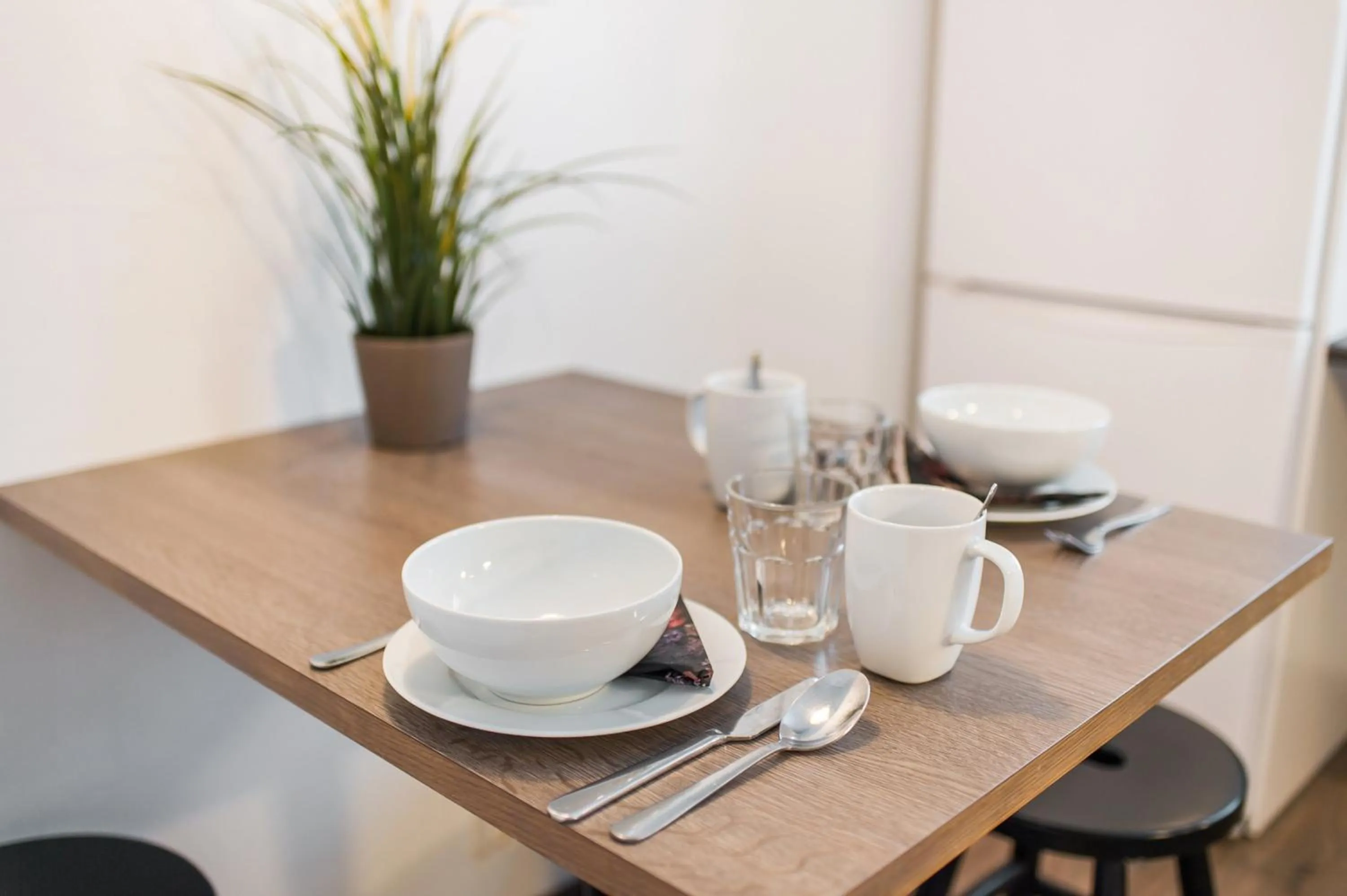 Dining area in Forenom Serviced Apartments Helsinki Lapinlahdenkatu