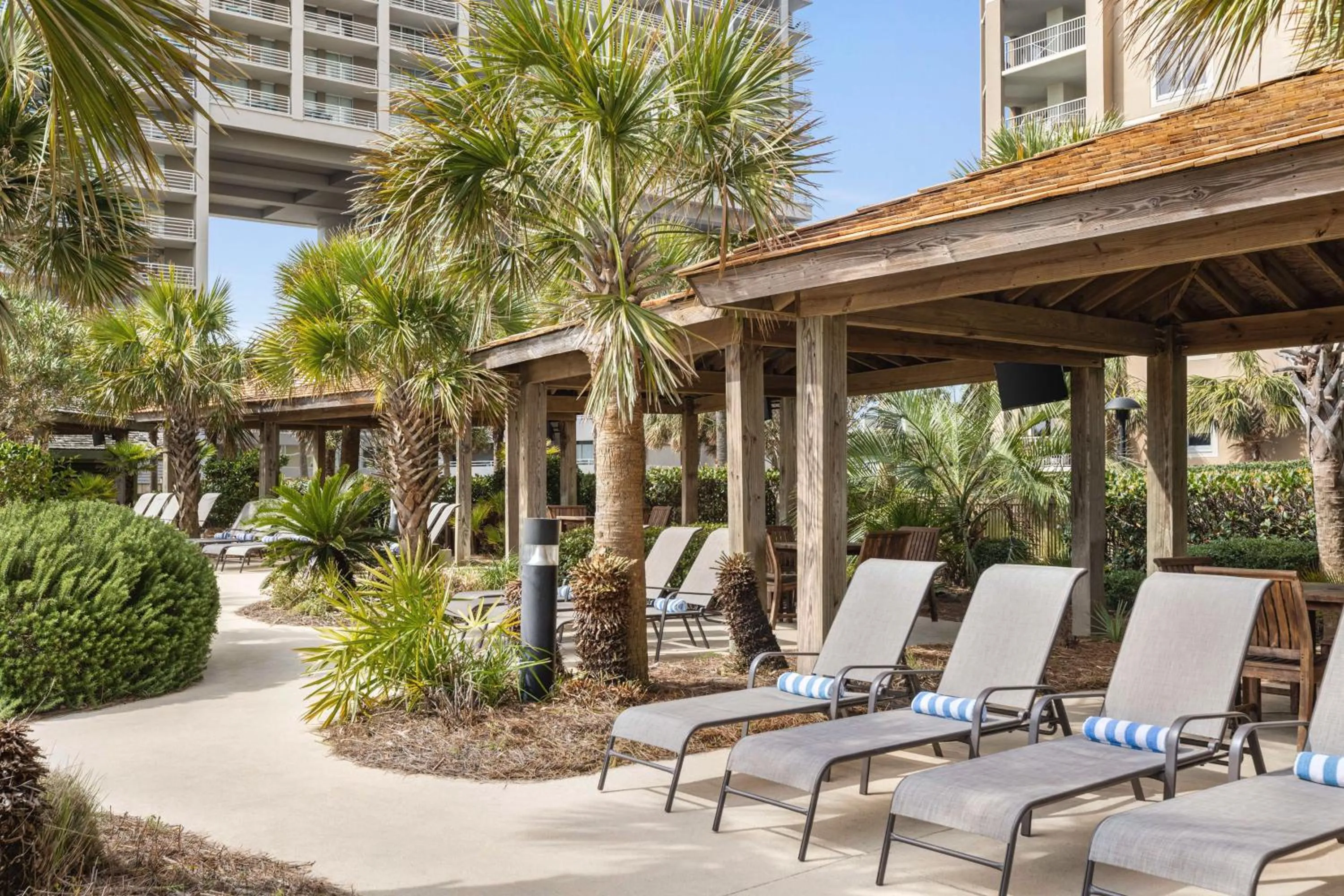 Patio in Hilton Myrtle Beach Resort